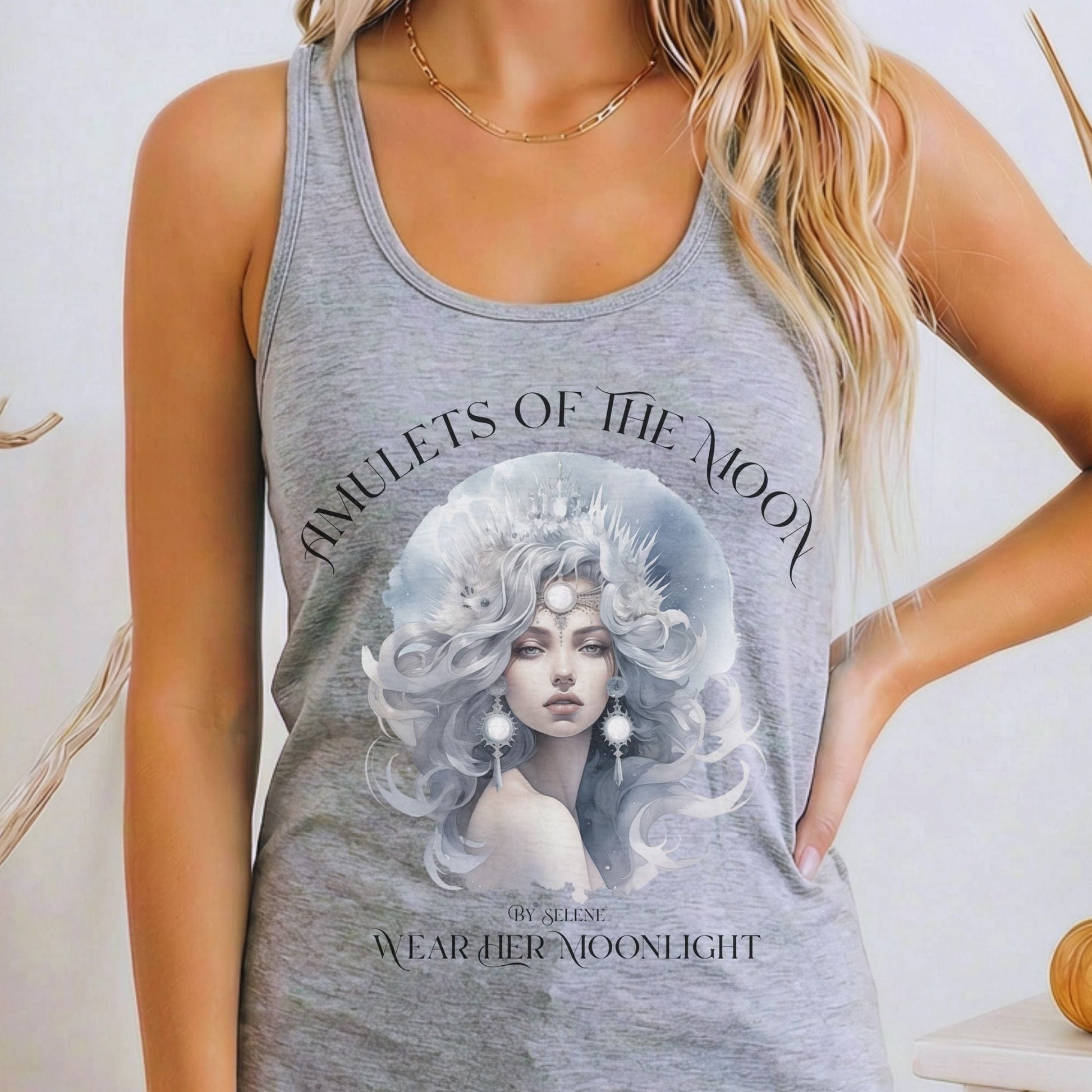 Tank Tops Heather Grey / XS Design 217 Tank Top The Mystic Eden