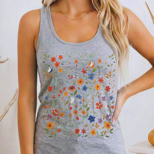 Tank Tops Heather Grey / XS Design 226 Tank Top The Mystic Eden