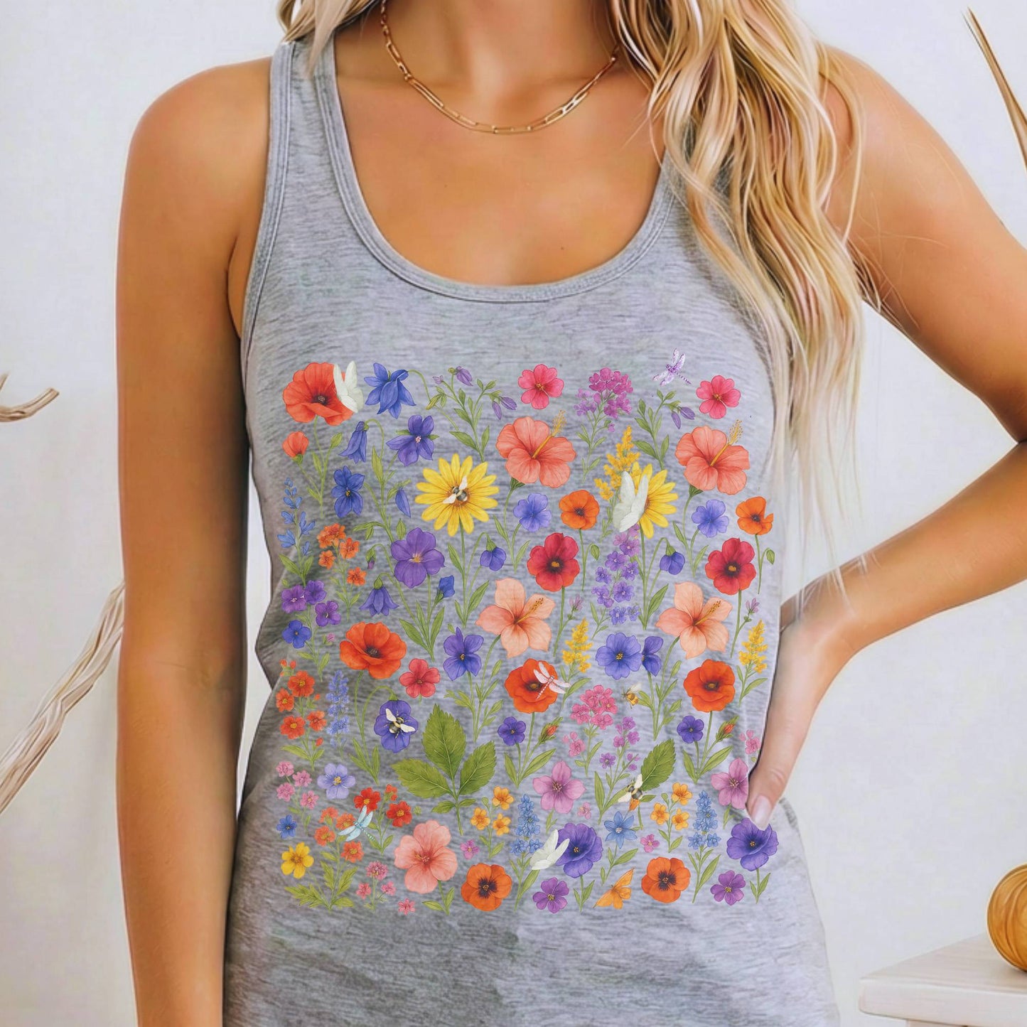 Tank Tops Heather Grey / XS Design 229 Tank Top The Mystic Eden