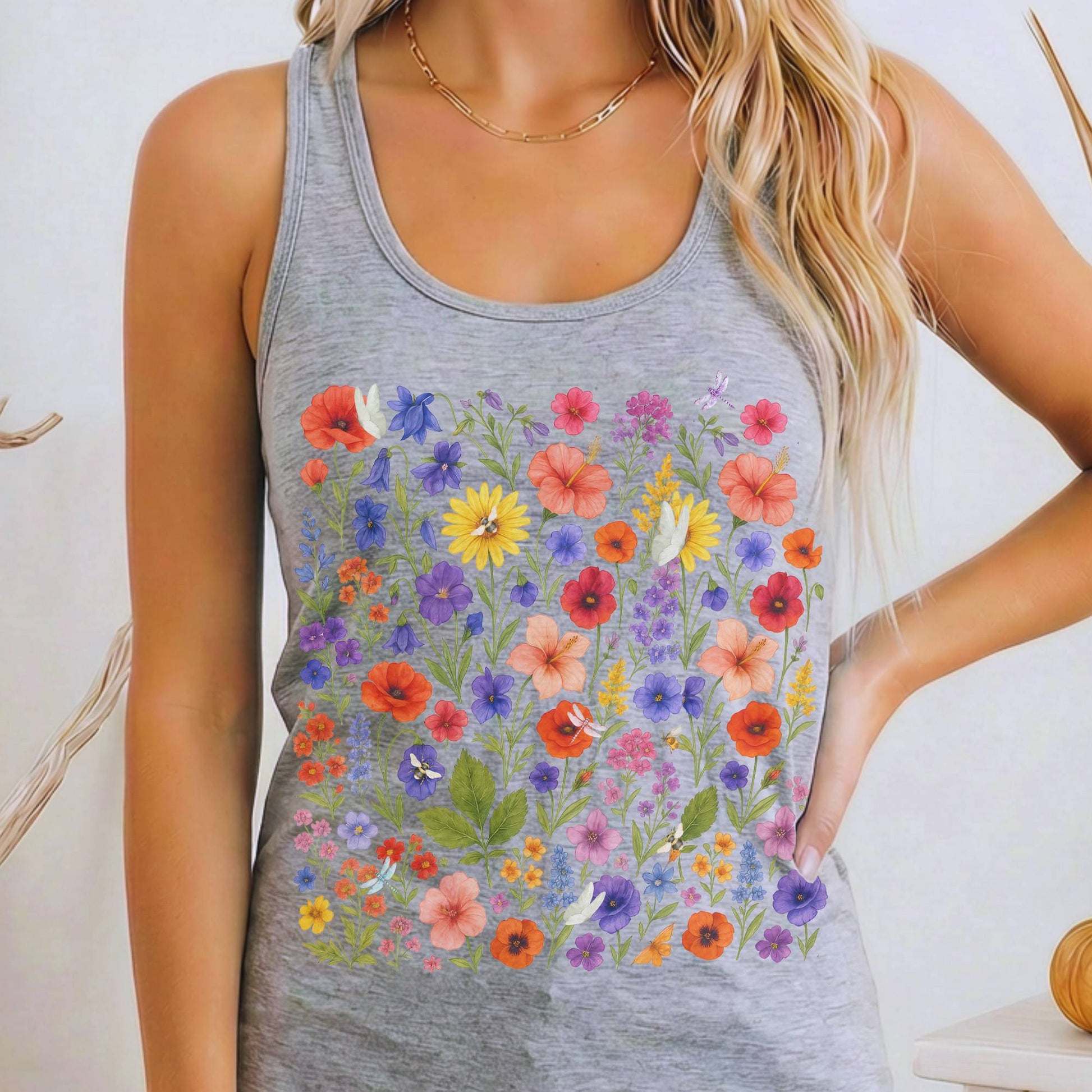 Tank Tops Heather Grey / XS Design 229 Tank Top The Mystic Eden