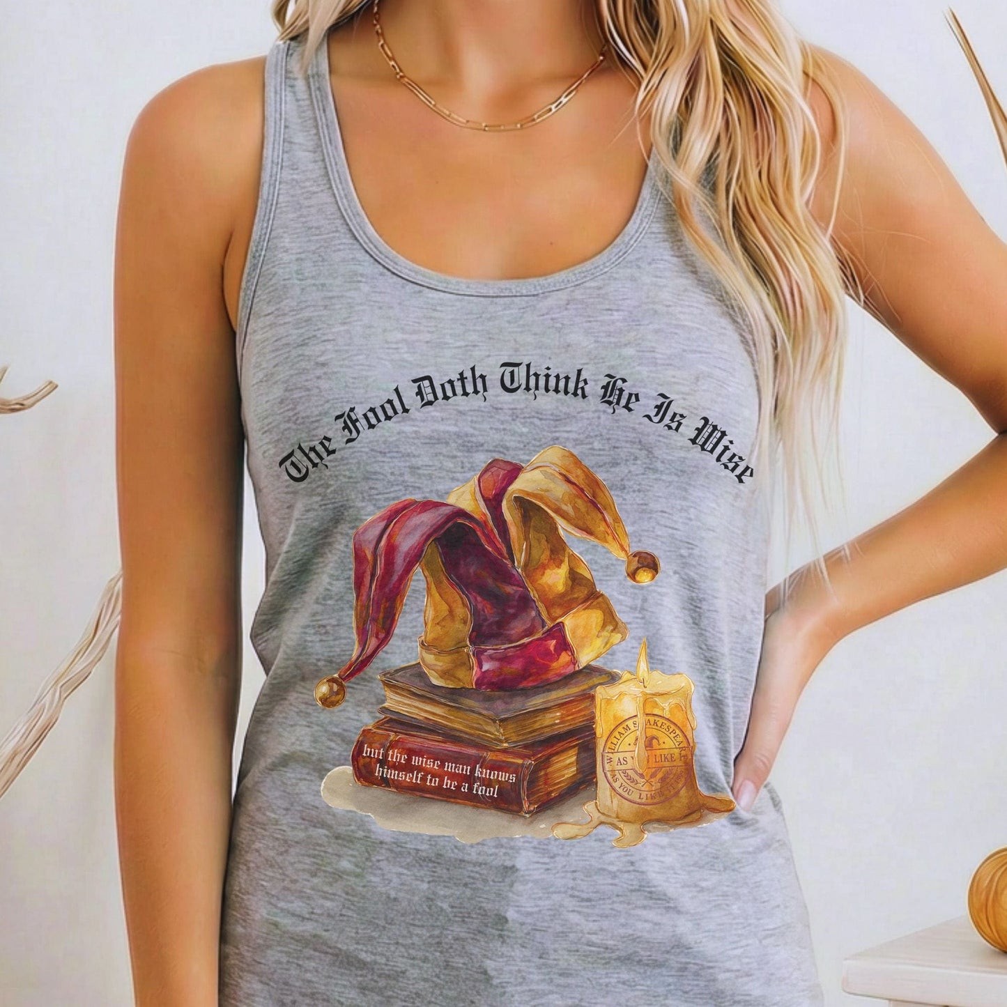 Tank Tops Heather Grey / XS Design 246 Tank Top The Mystic Eden