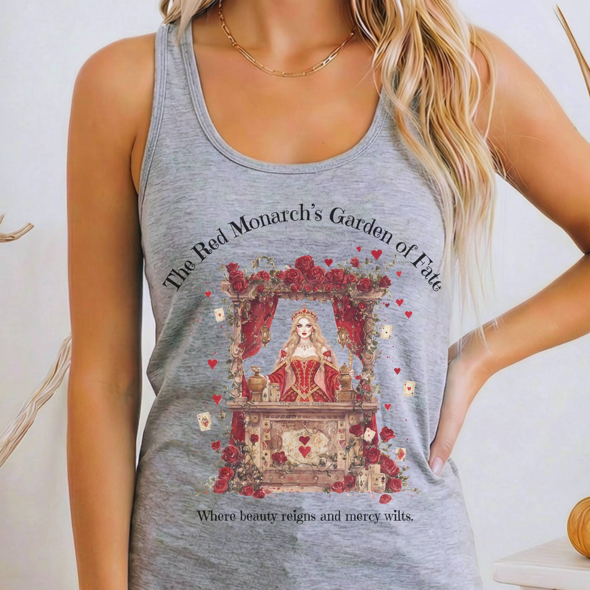 Tank Tops Heather Grey / XS Design 258 Tank Top The Mystic Eden