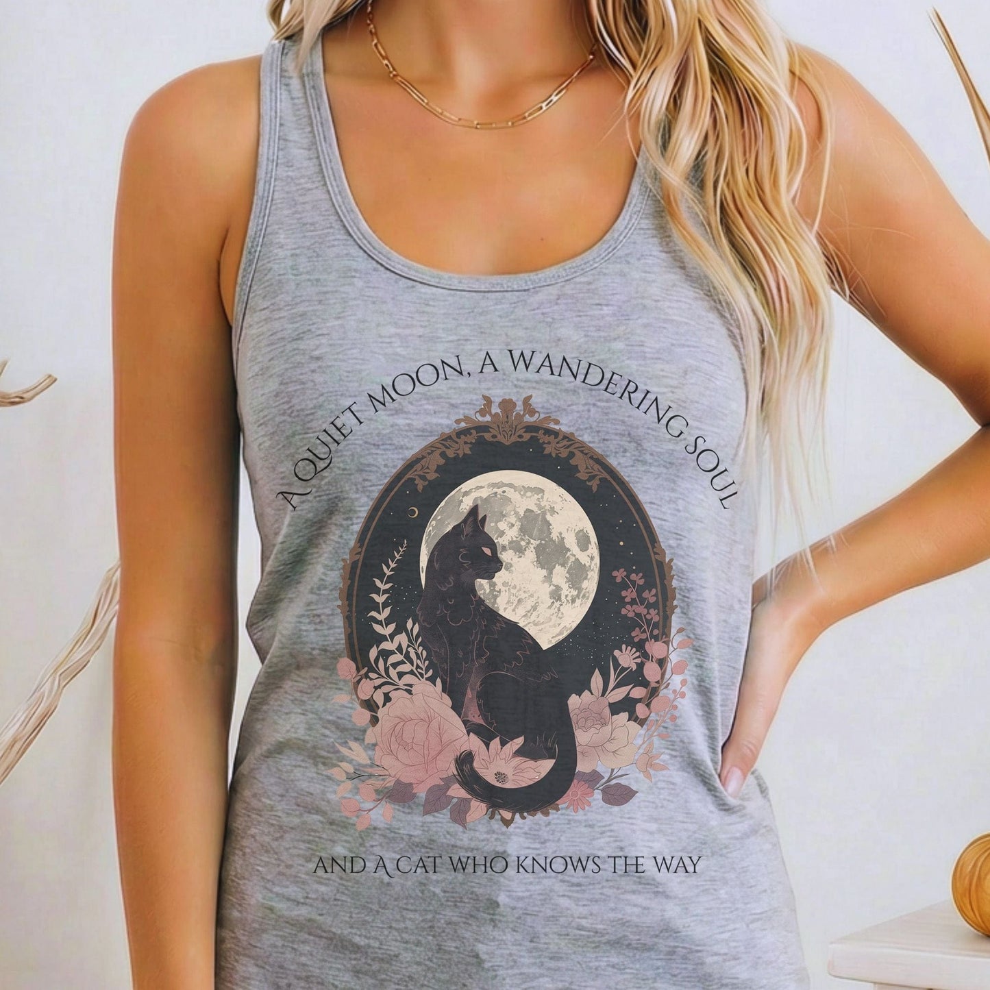 Tank Tops Heather Grey / XS Design 268 Tank Top The Mystic Eden