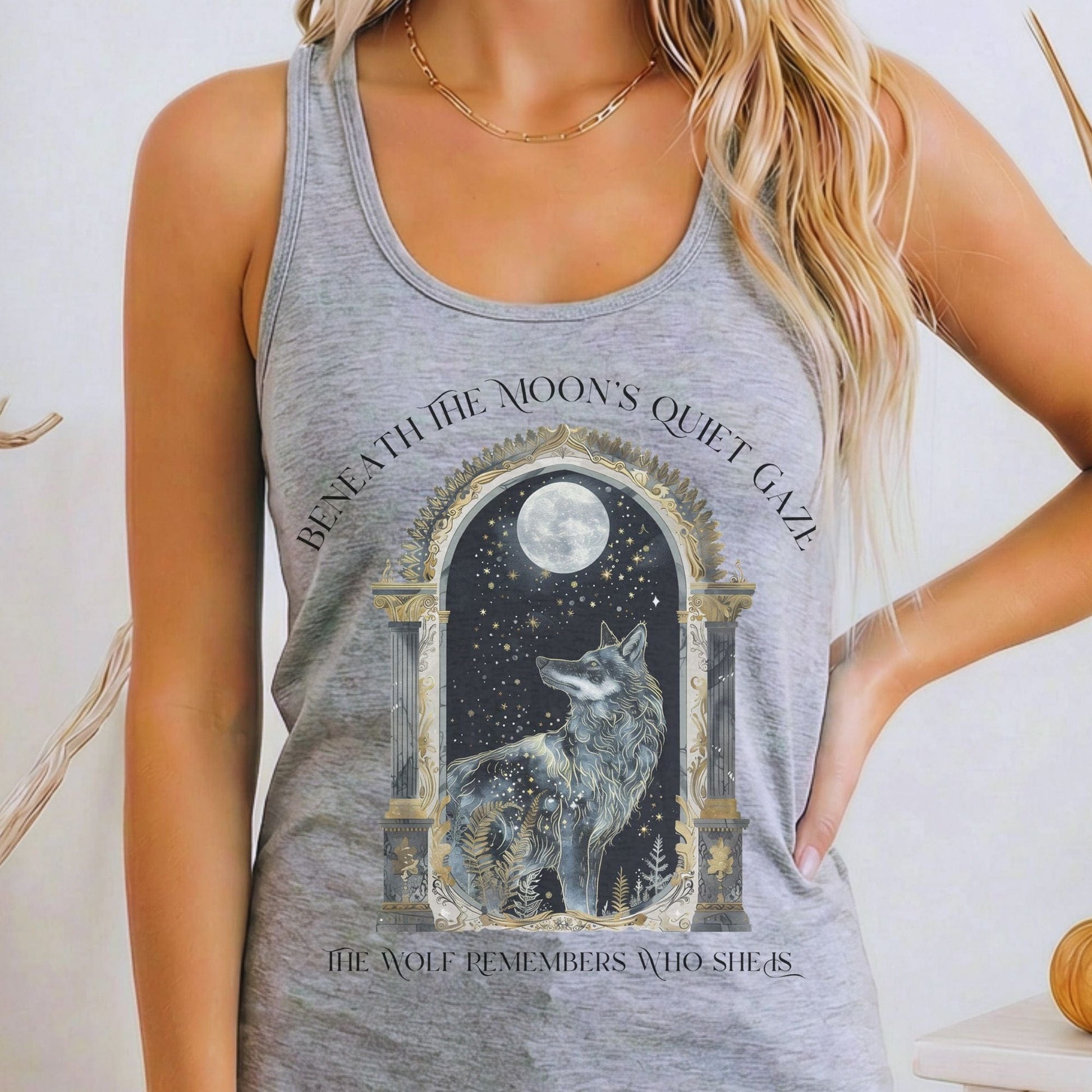 Tank Tops Heather Grey / XS Design 278 Tank Top The Mystic Eden