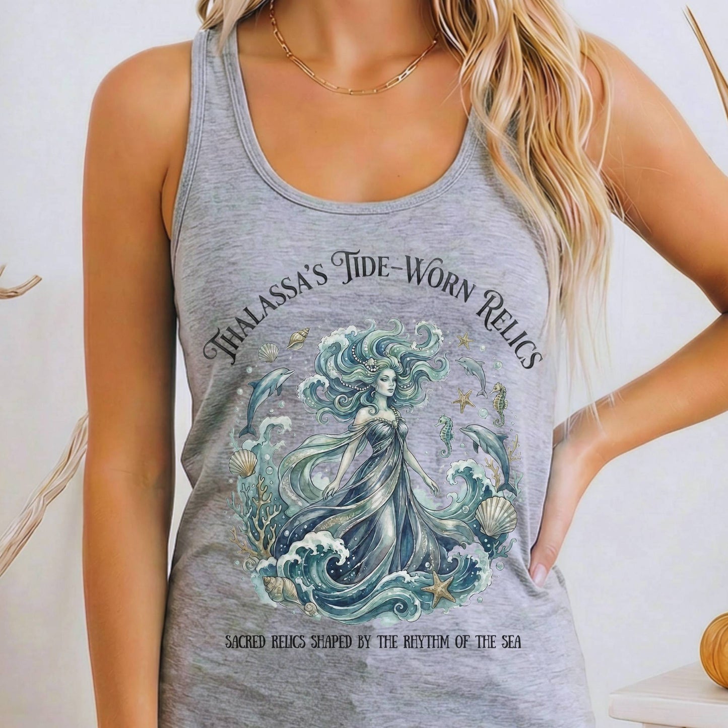 Tank Tops Heather Grey / XS Design 287 Tank Top The Mystic Eden