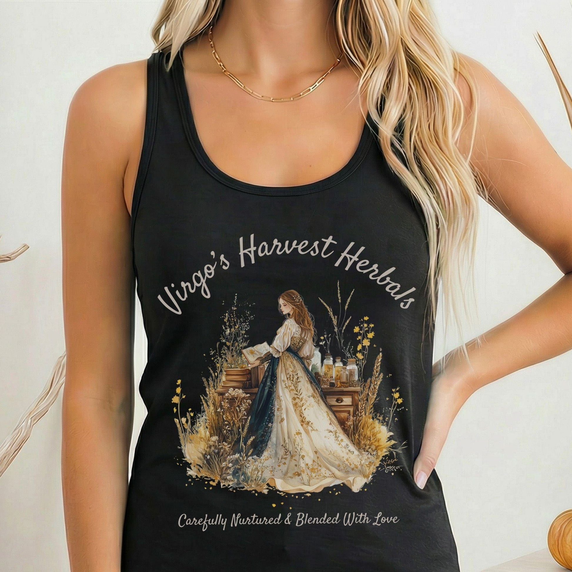 Tank Tops Solid Black / XS Design 159 Tank Top The Mystic Eden