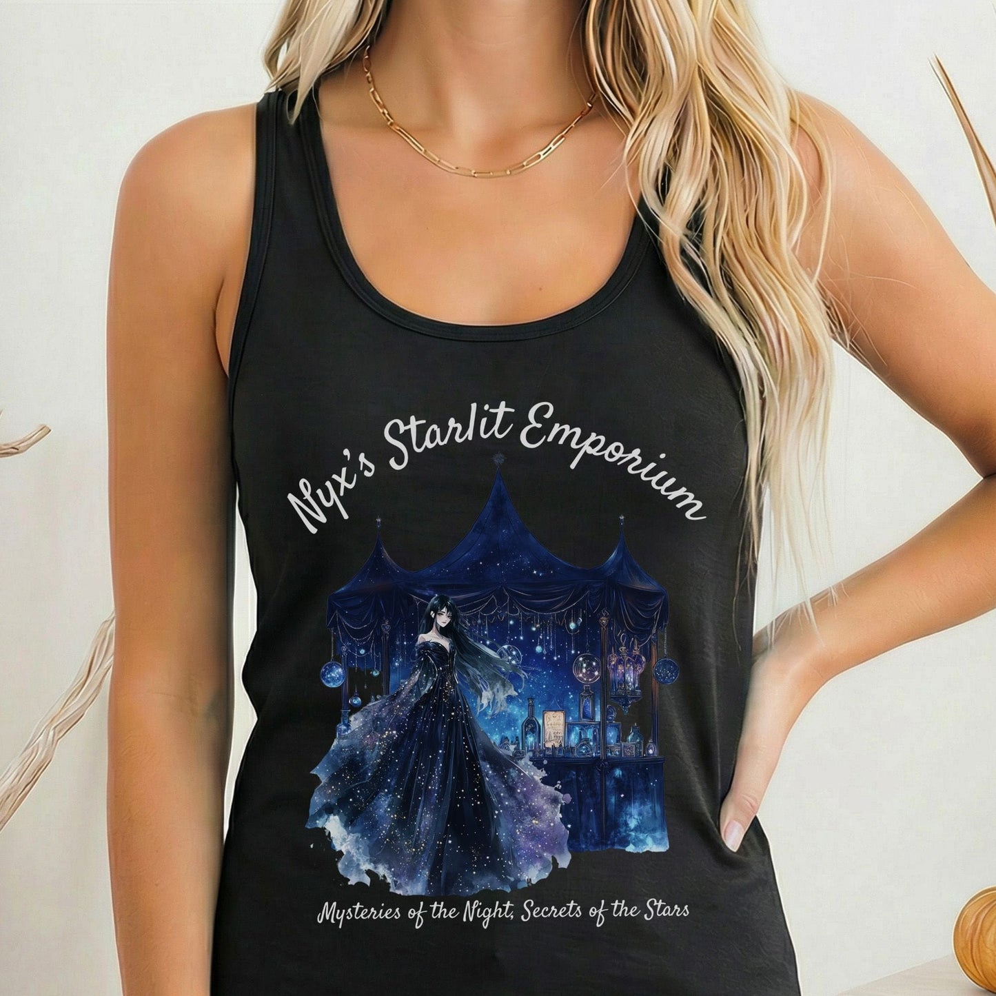 Tank Tops Solid Black / XS Design 181 Tank Top The Mystic Eden