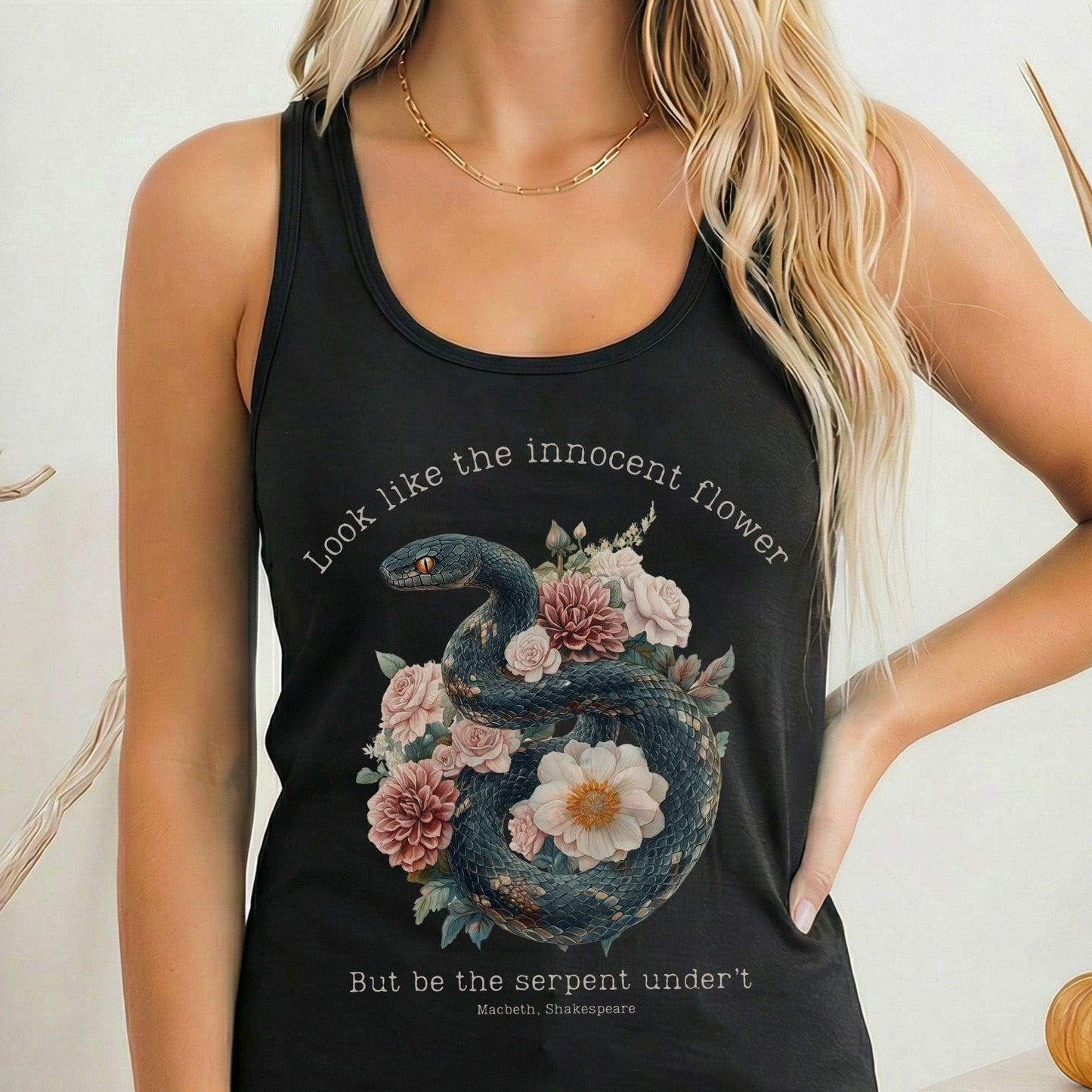 Tank Tops Solid Black / XS Design 186 Tank Top The Mystic Eden