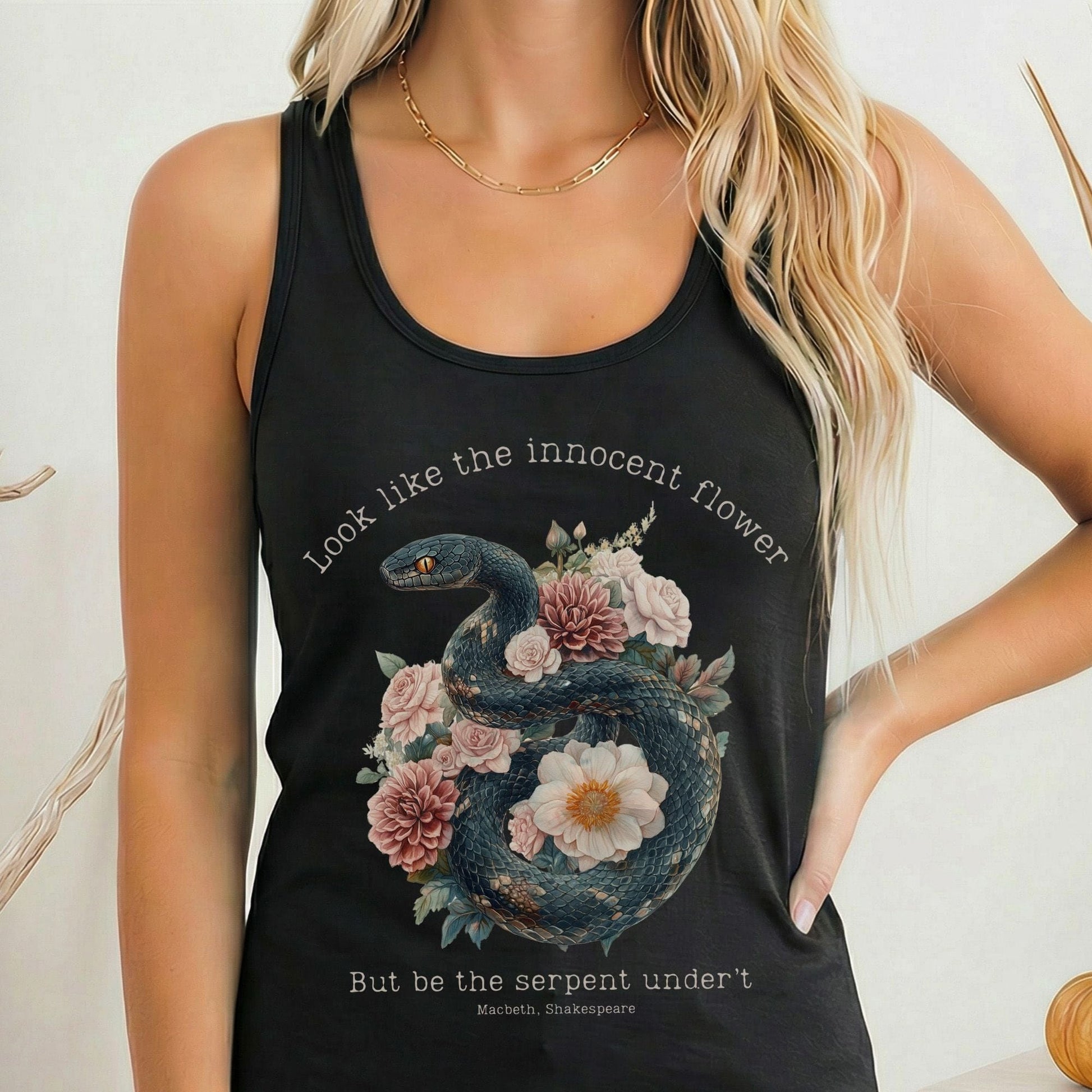 Tank Tops Solid Black / XS Design 186 Tank Top The Mystic Eden