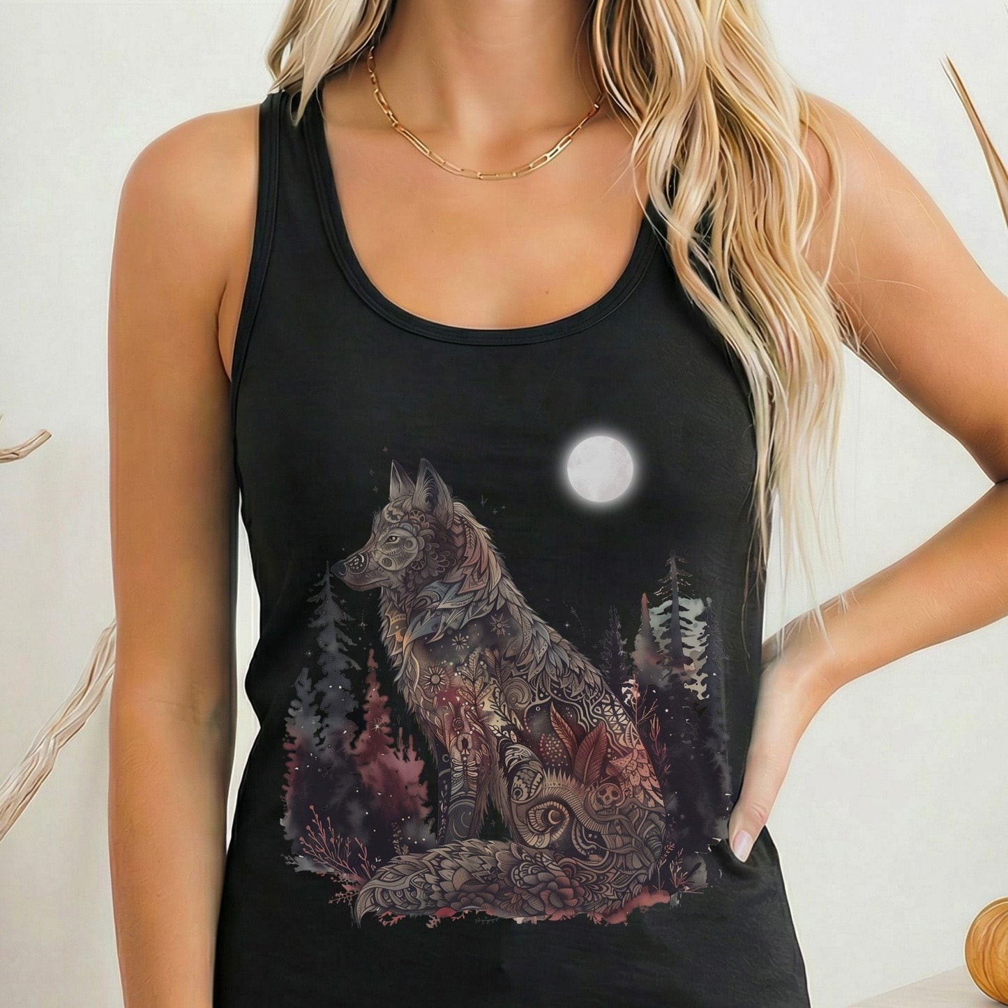 Tank Tops Solid Black / XS Design 210 Tank Top The Mystic Eden