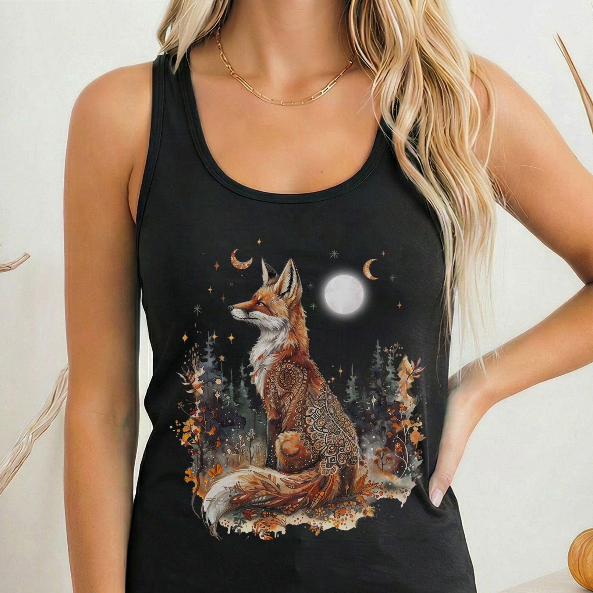 Tank Tops Solid Black / XS Design 211 Tank Top The Mystic Eden