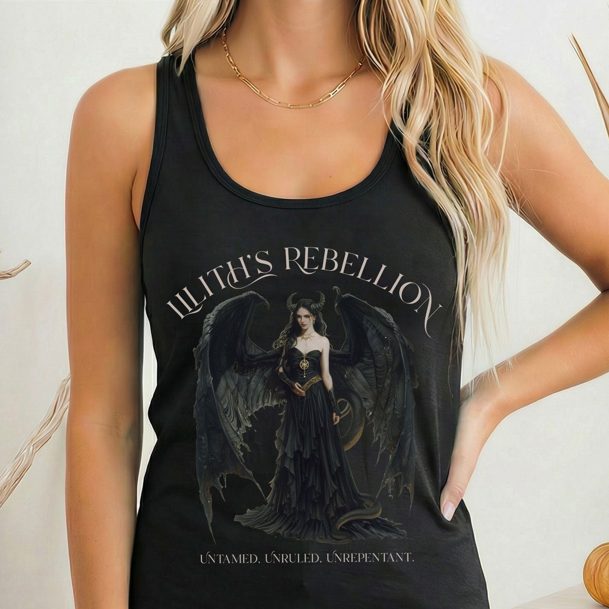 Tank Tops Solid Black / XS Design 213 Tank Top The Mystic Eden