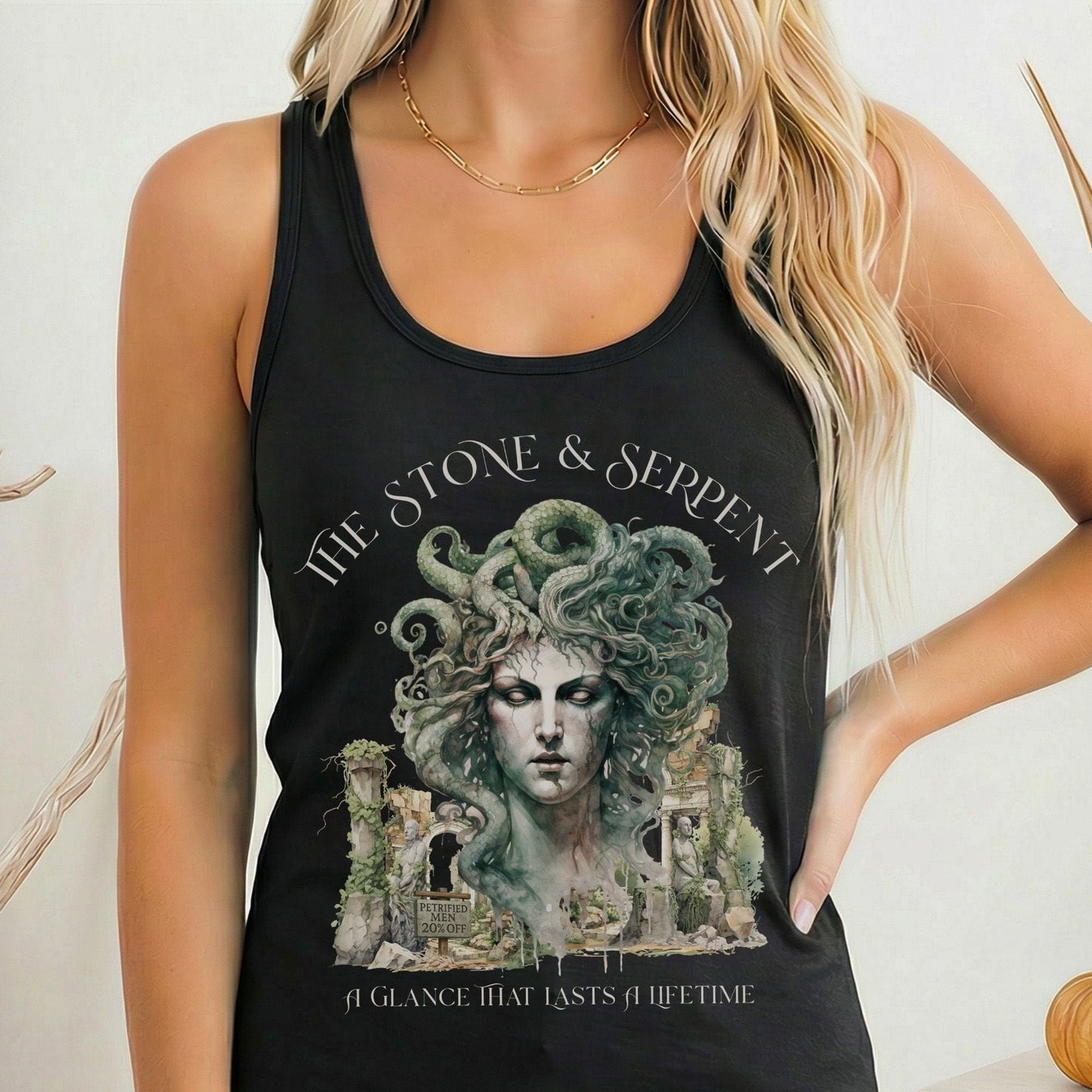 Tank Tops Solid Black / XS Design 215 Tank Top The Mystic Eden