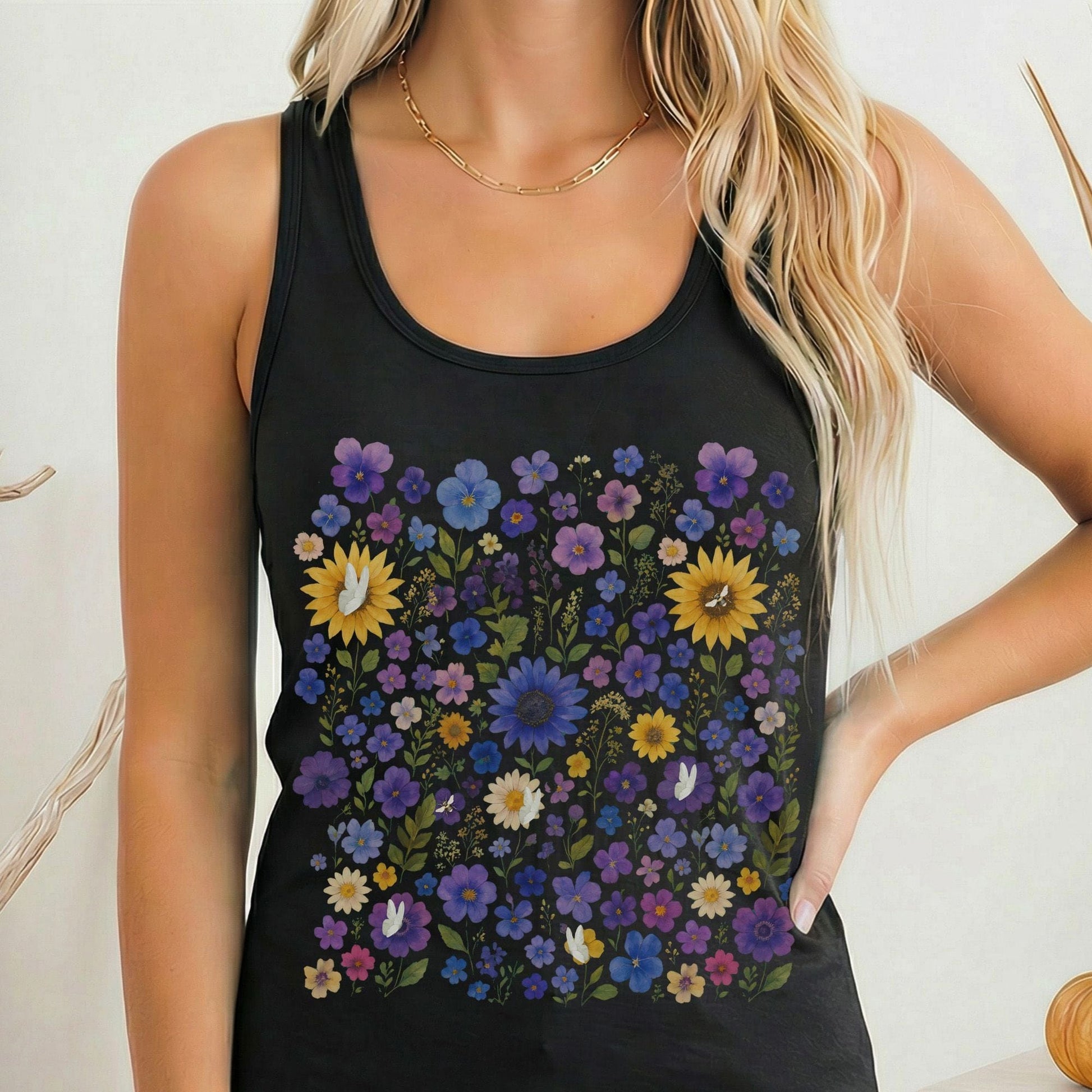 Tank Tops Solid Black / XS Design 227 Tank Top The Mystic Eden