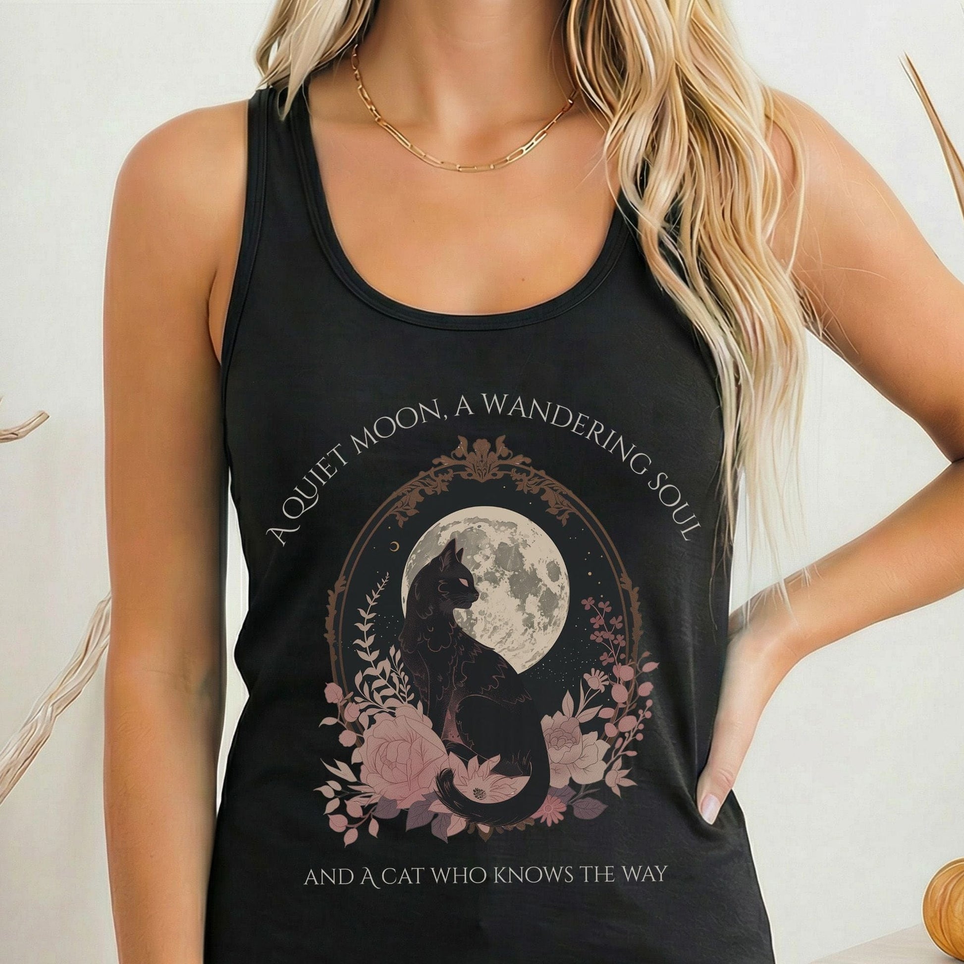 Tank Tops Solid Black / XS Design 268 Tank Top The Mystic Eden