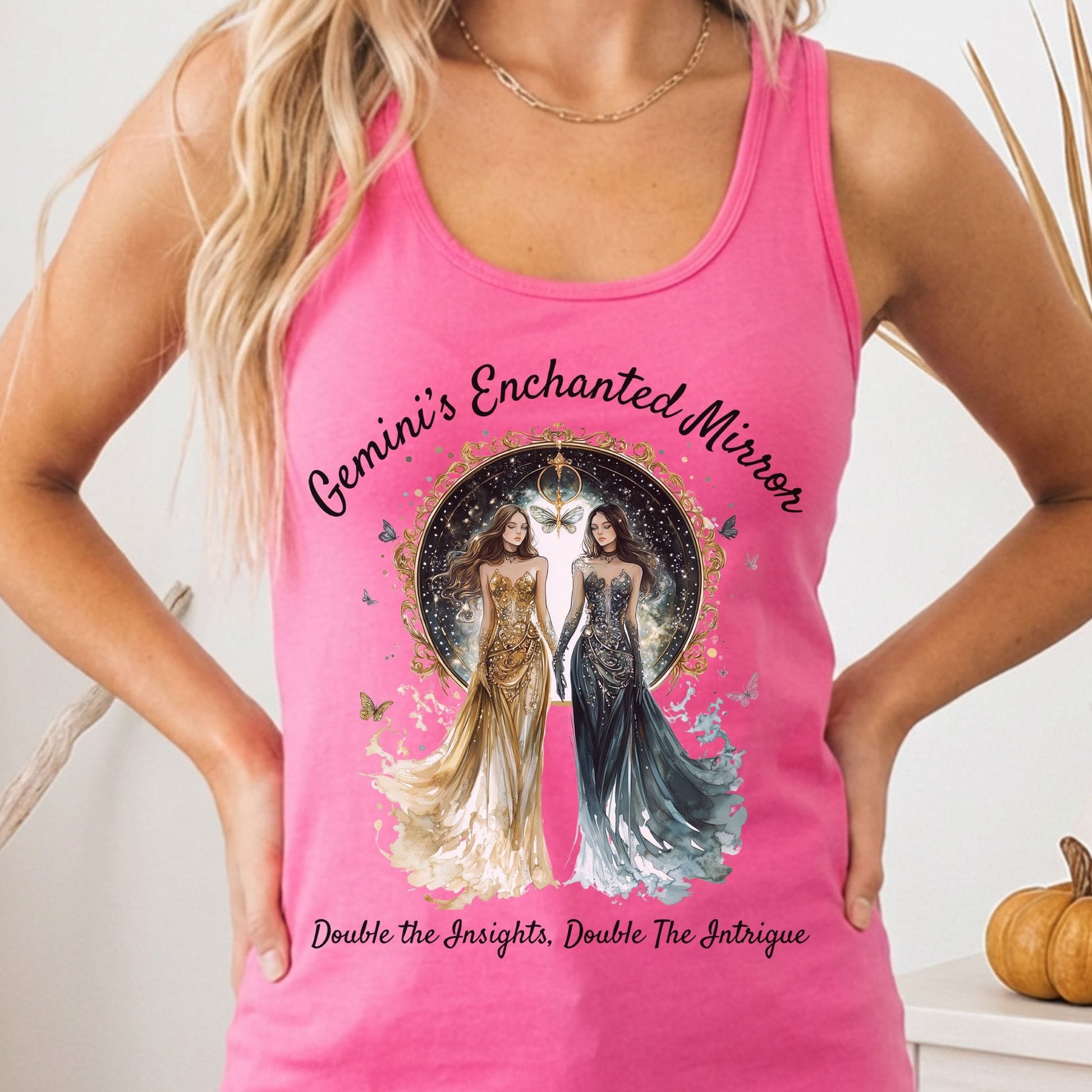 Tank Tops Solid Hot Pink / XS Design 153 Tank Top The Mystic Eden