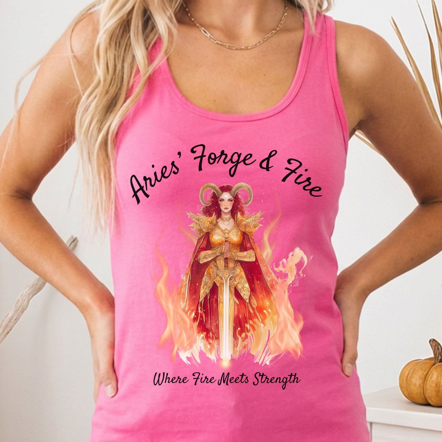 Tank Tops Solid Hot Pink / XS Design 155 Tank Top The Mystic Eden