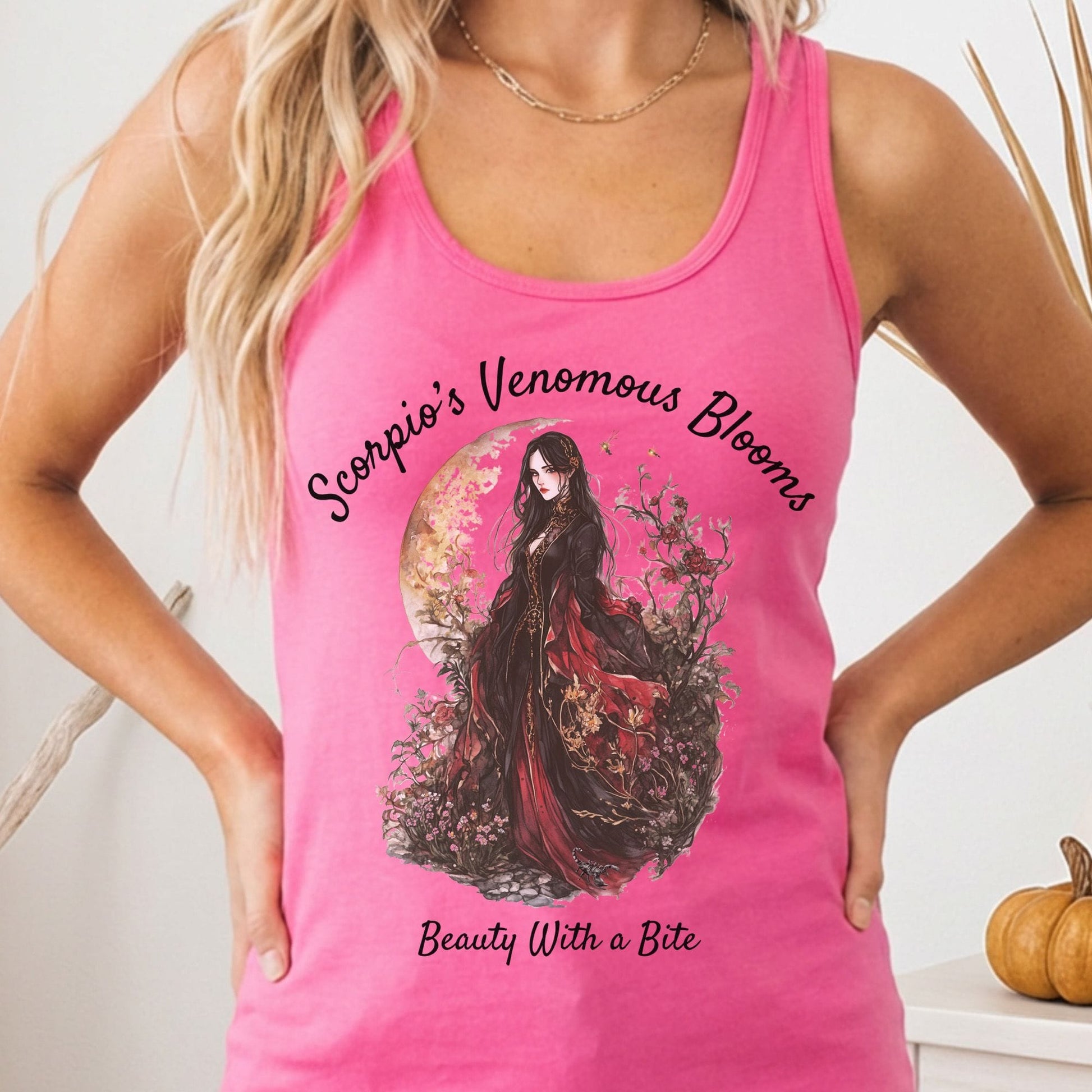 Tank Tops Solid Hot Pink / XS Design 157 Tank Top The Mystic Eden