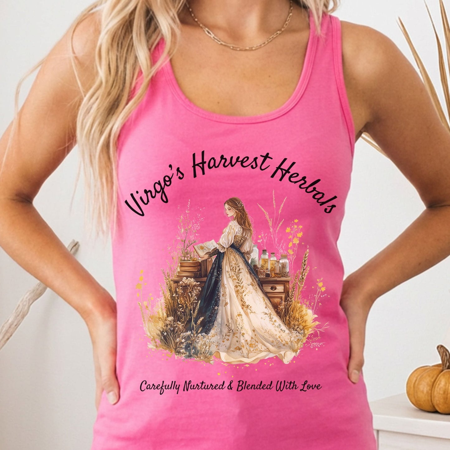 Tank Tops Solid Hot Pink / XS Design 159 Tank Top The Mystic Eden