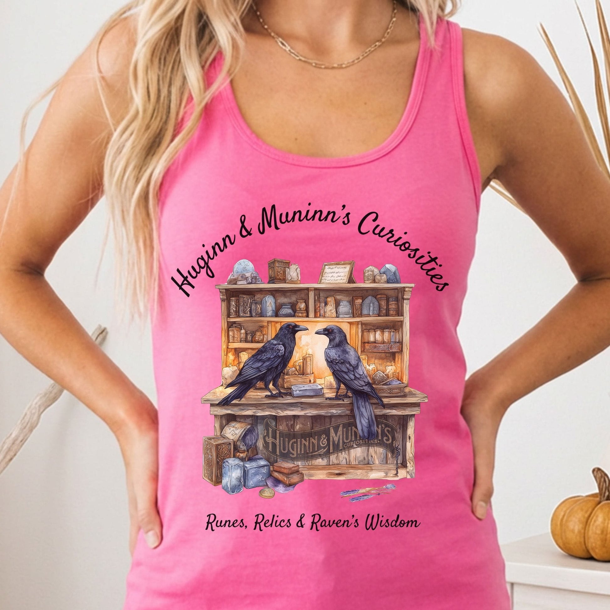 Tank Tops Solid Hot Pink / XS Design 163 Tank Top The Mystic Eden