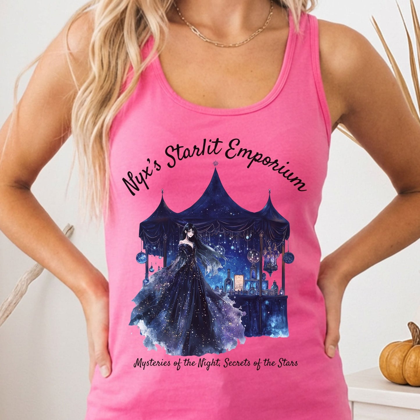 Tank Tops Solid Hot Pink / XS Design 181 Tank Top The Mystic Eden