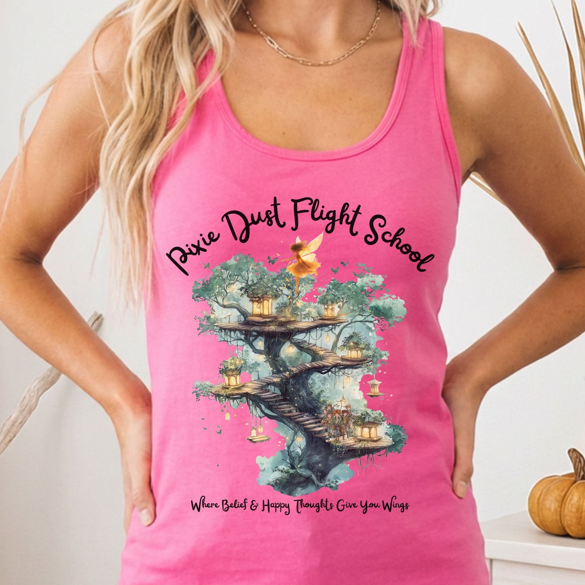 Tank Tops Solid Hot Pink / XS Design 183 Tank Top The Mystic Eden