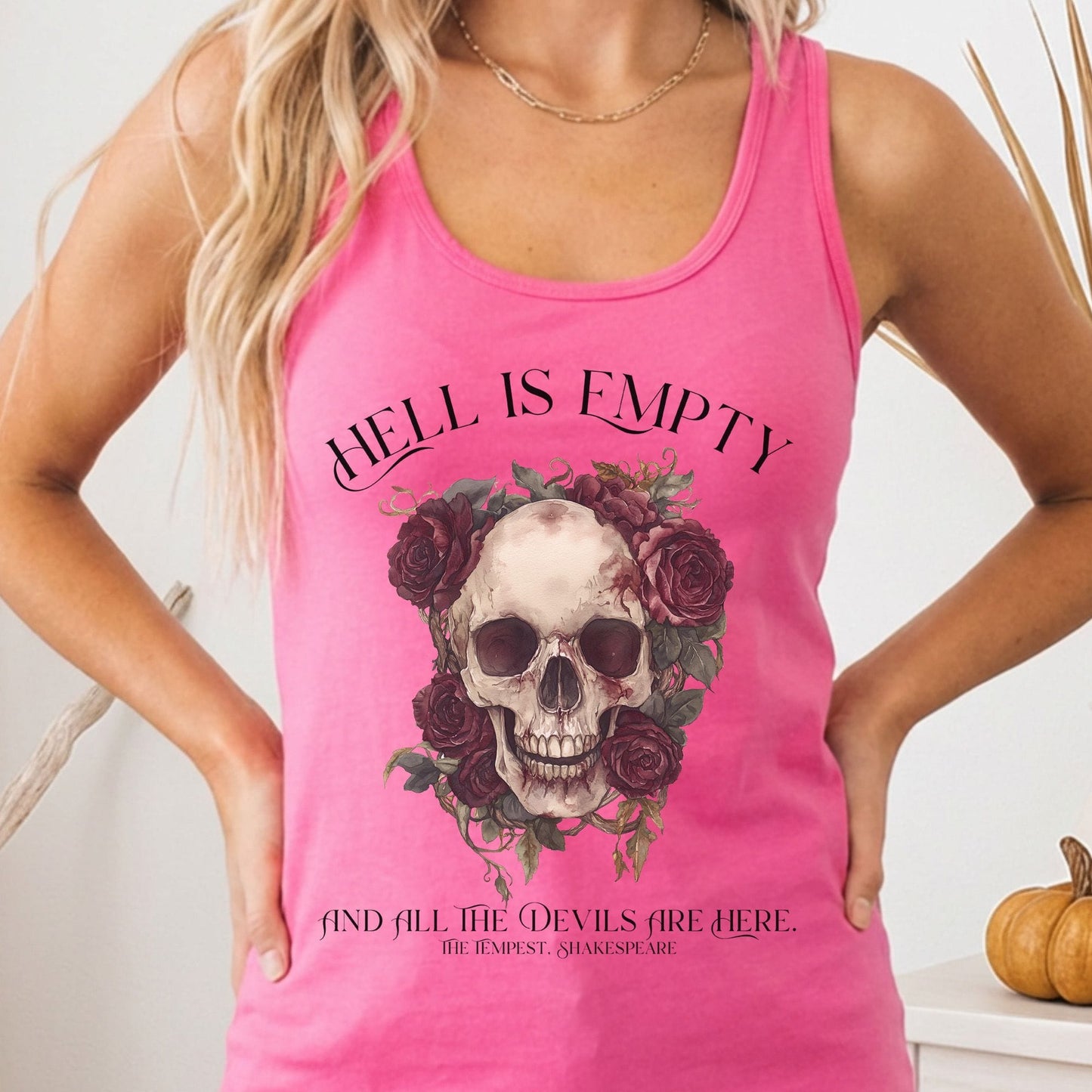 Tank Tops Solid Hot Pink / XS Design 187 Tank Top The Mystic Eden
