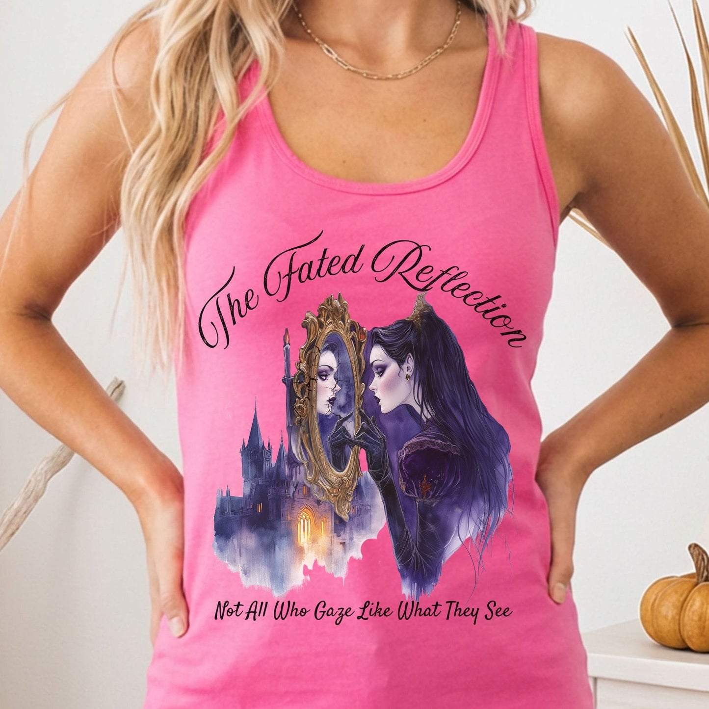 Tank Tops Solid Hot Pink / XS Design 188 Tank Top The Mystic Eden