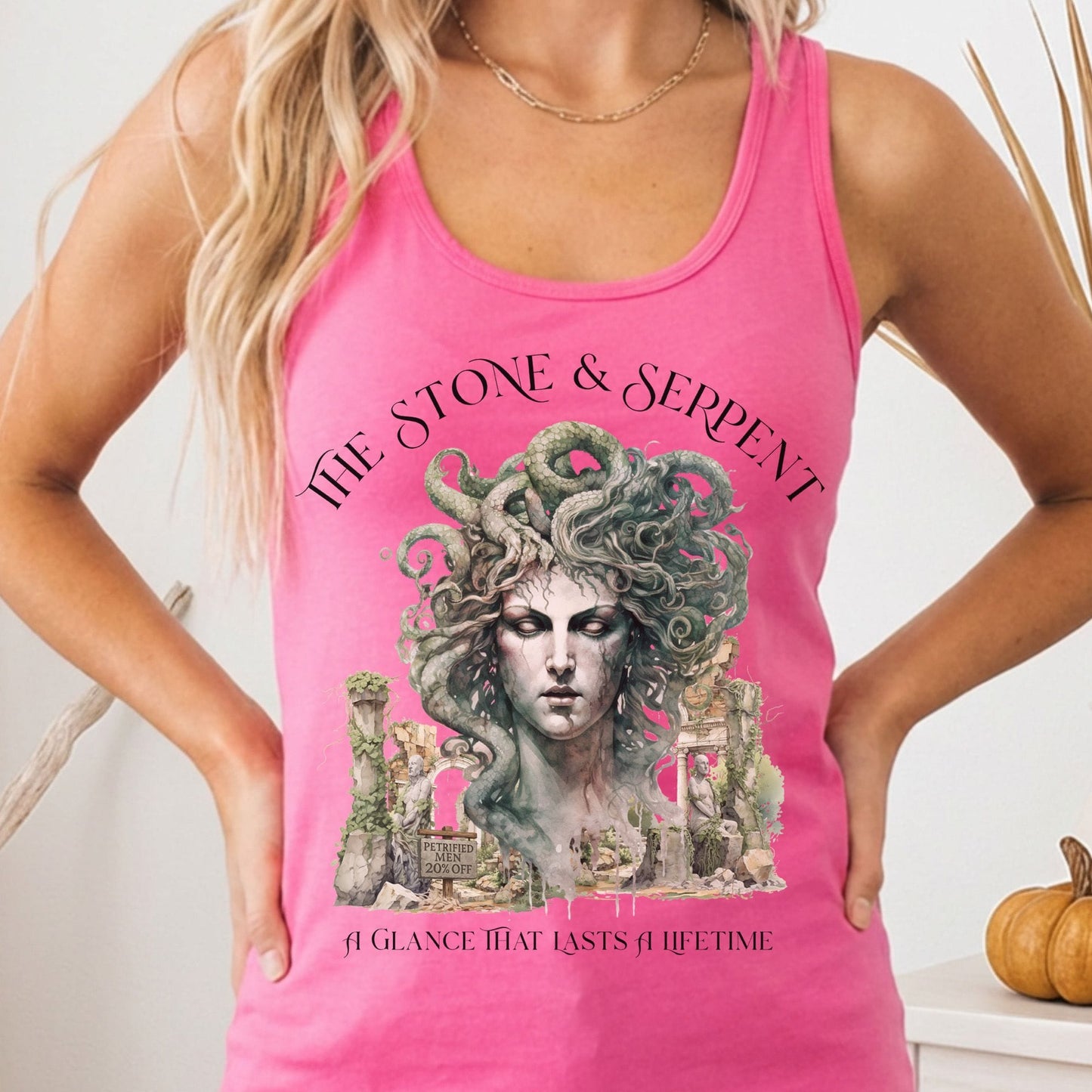 Tank Tops Solid Hot Pink / XS Design 215 Tank Top The Mystic Eden