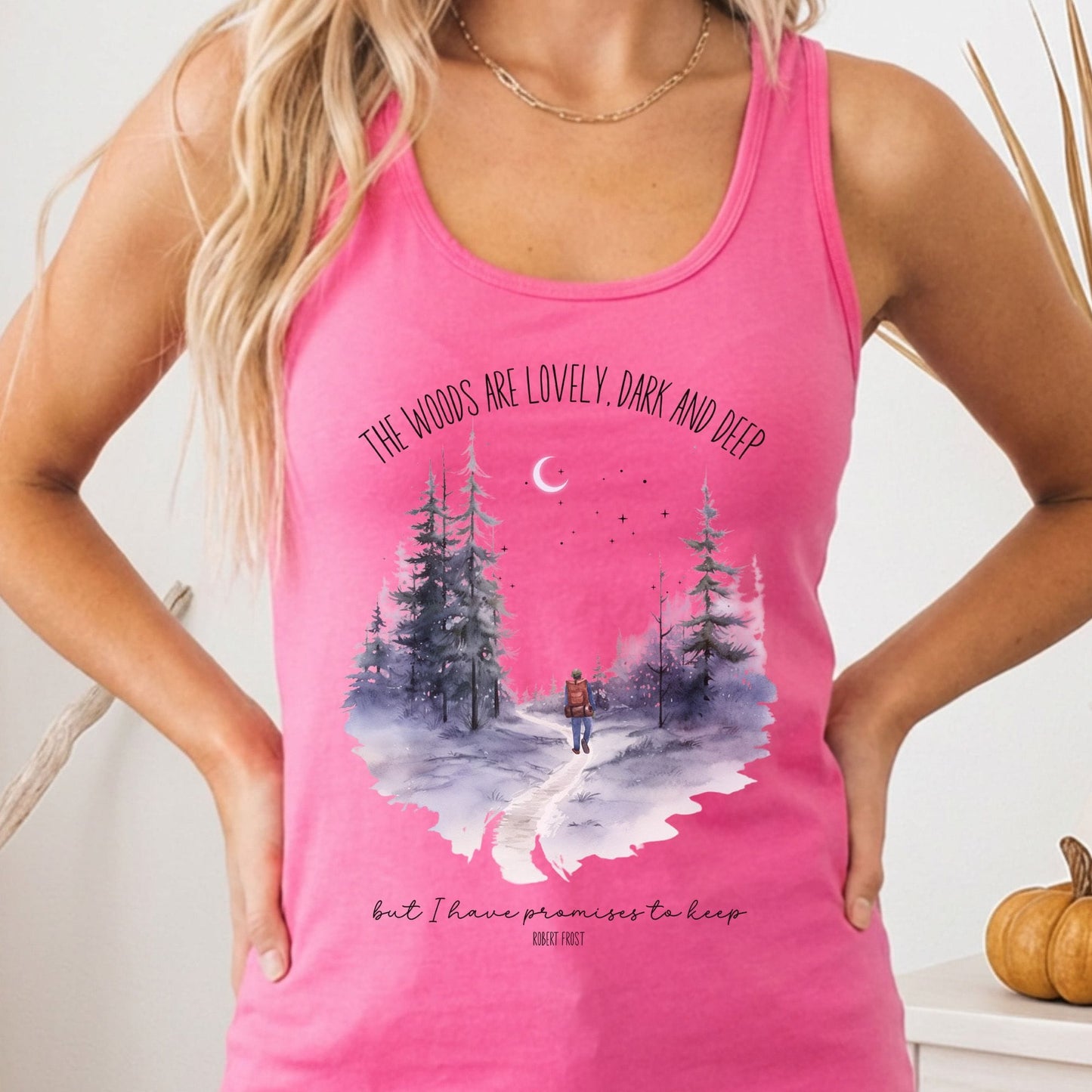 Tank Tops Solid Hot Pink / XS Design 223 Tank Top The Mystic Eden