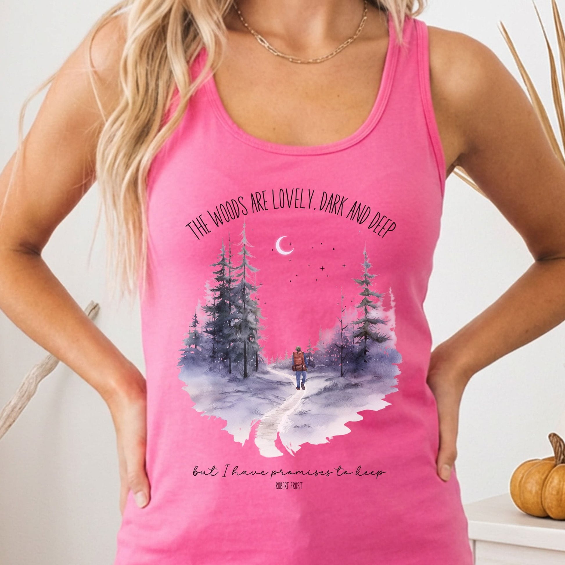Tank Tops Solid Hot Pink / XS Design 223 Tank Top The Mystic Eden
