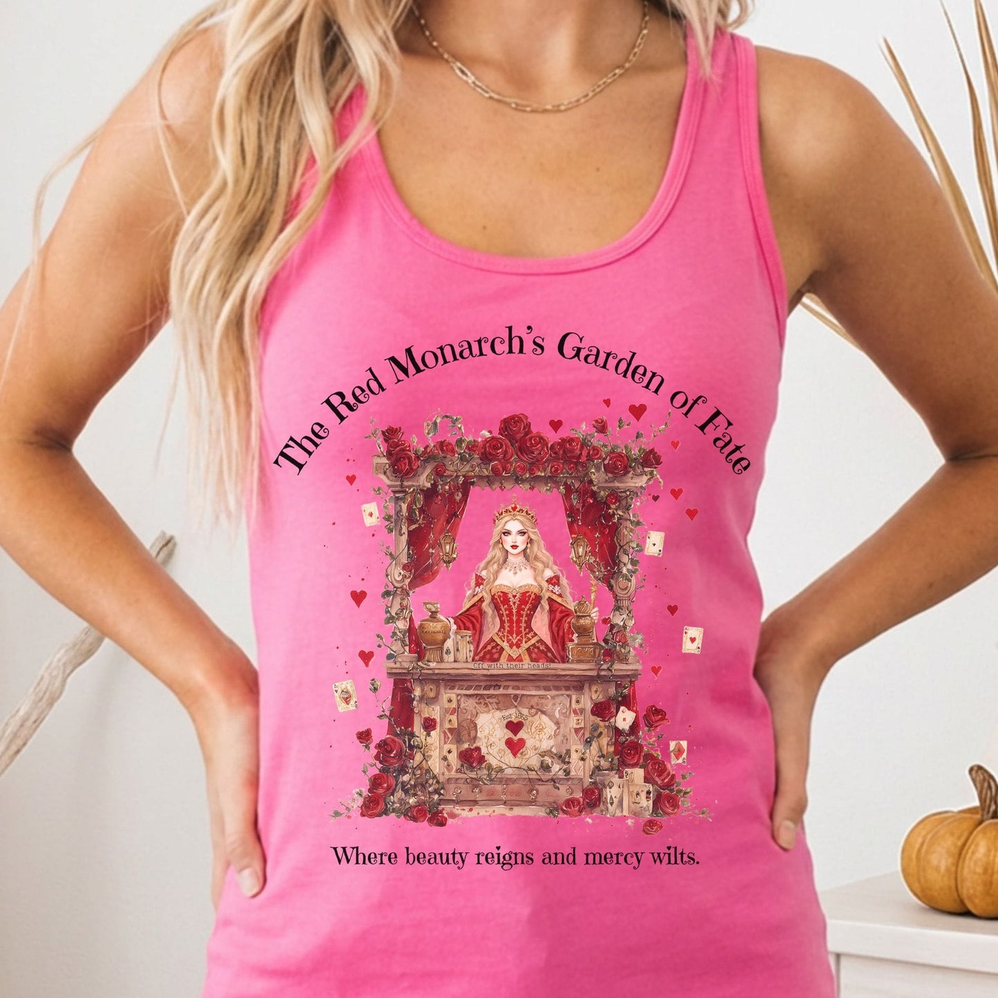 Tank Tops Solid Hot Pink / XS Design 258 Tank Top The Mystic Eden