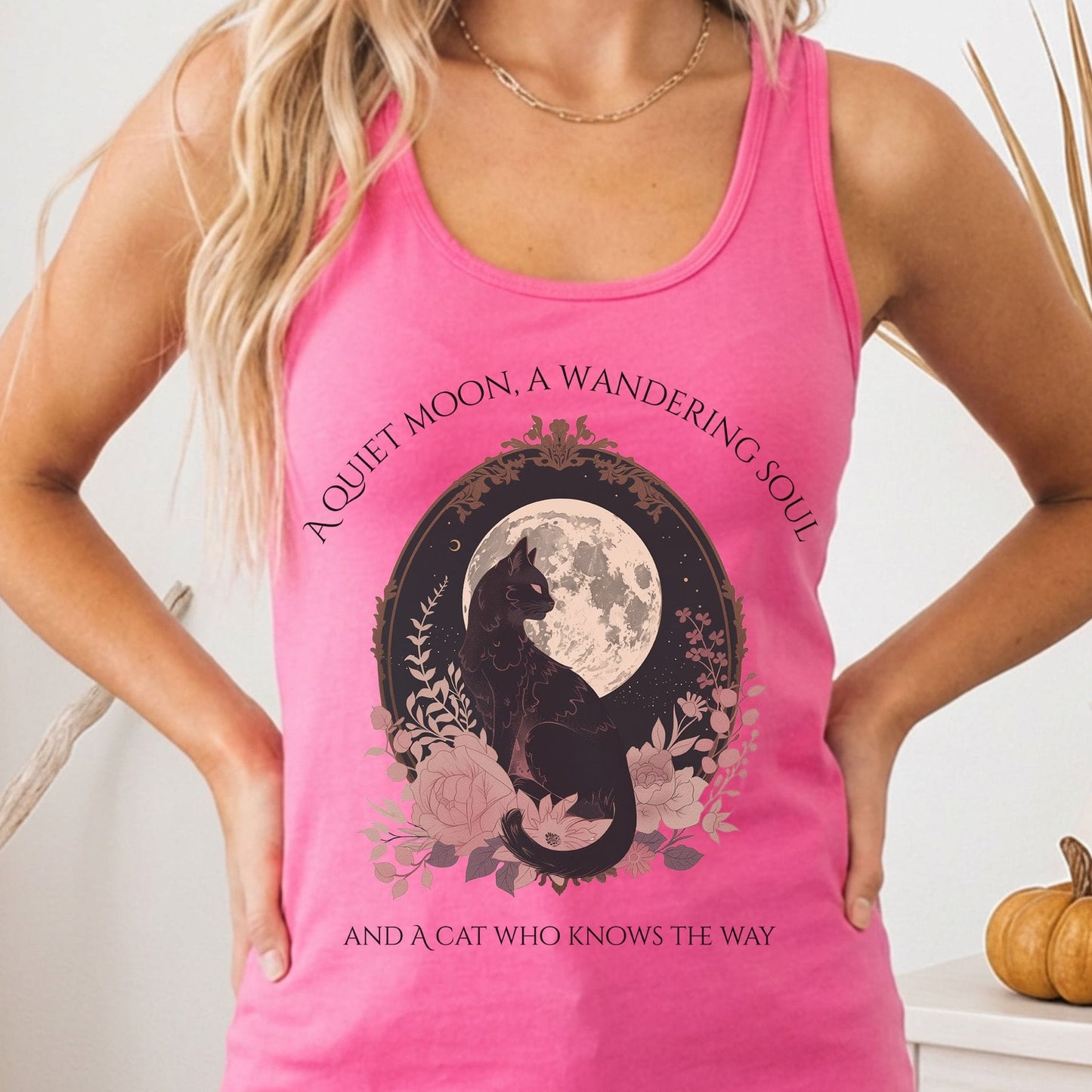 Tank Tops Solid Hot Pink / XS Design 268 Tank Top The Mystic Eden