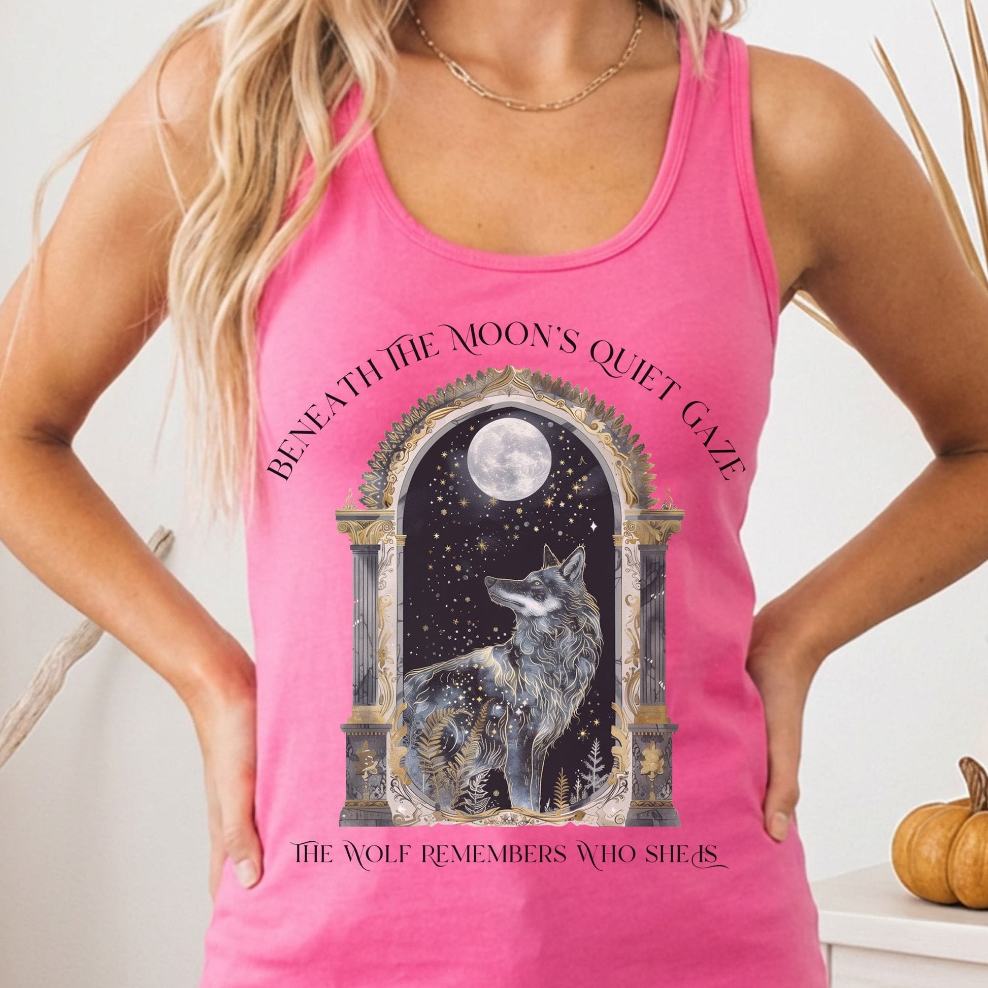 Tank Tops Solid Hot Pink / XS Design 278 Tank Top The Mystic Eden