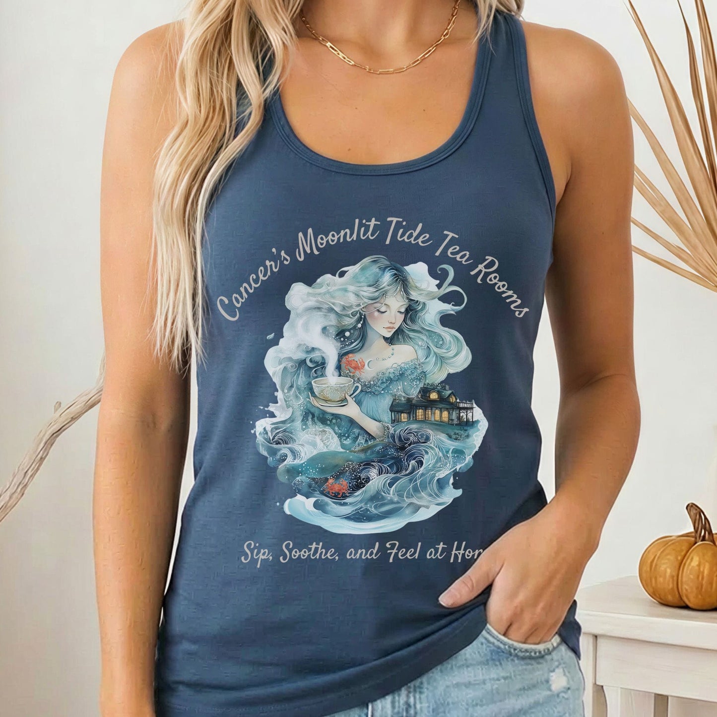 Tank Tops Solid Indigo / XS Design 149 Tank Top The Mystic Eden