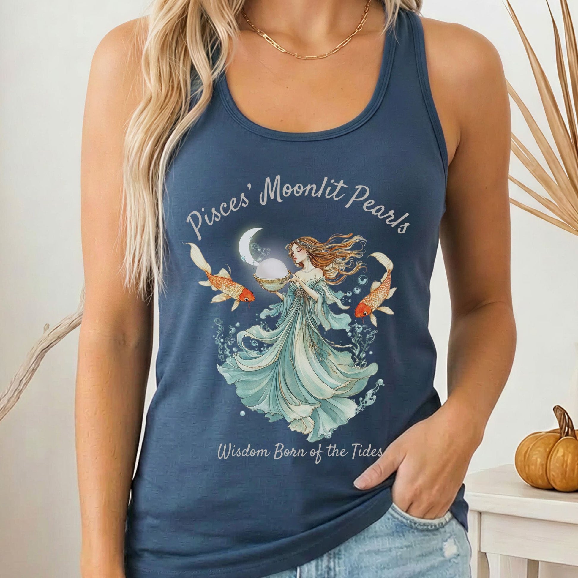 Tank Tops Solid Indigo / XS Design 150 Tank Top The Mystic Eden