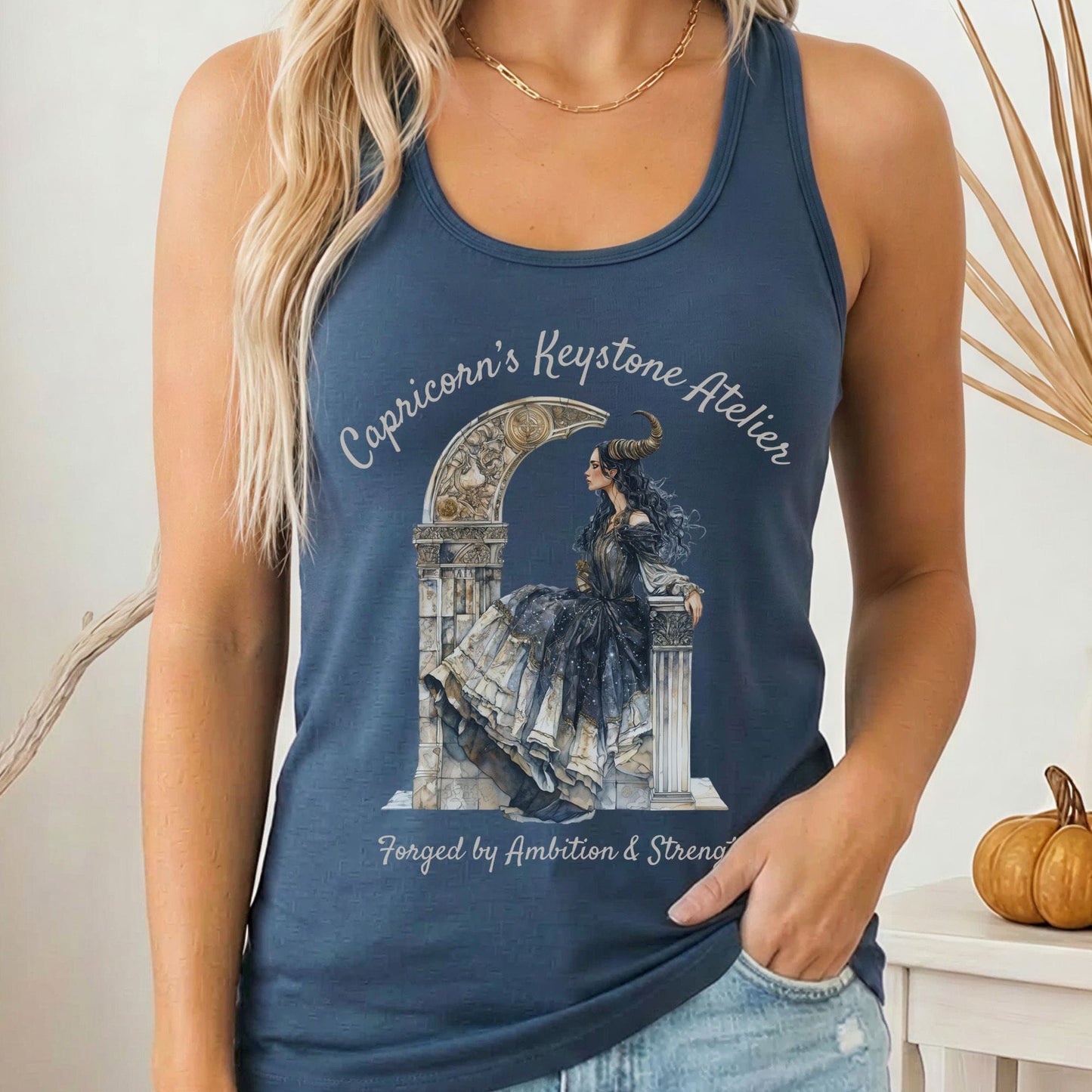 Tank Tops Solid Indigo / XS Design 151 Tank Top The Mystic Eden