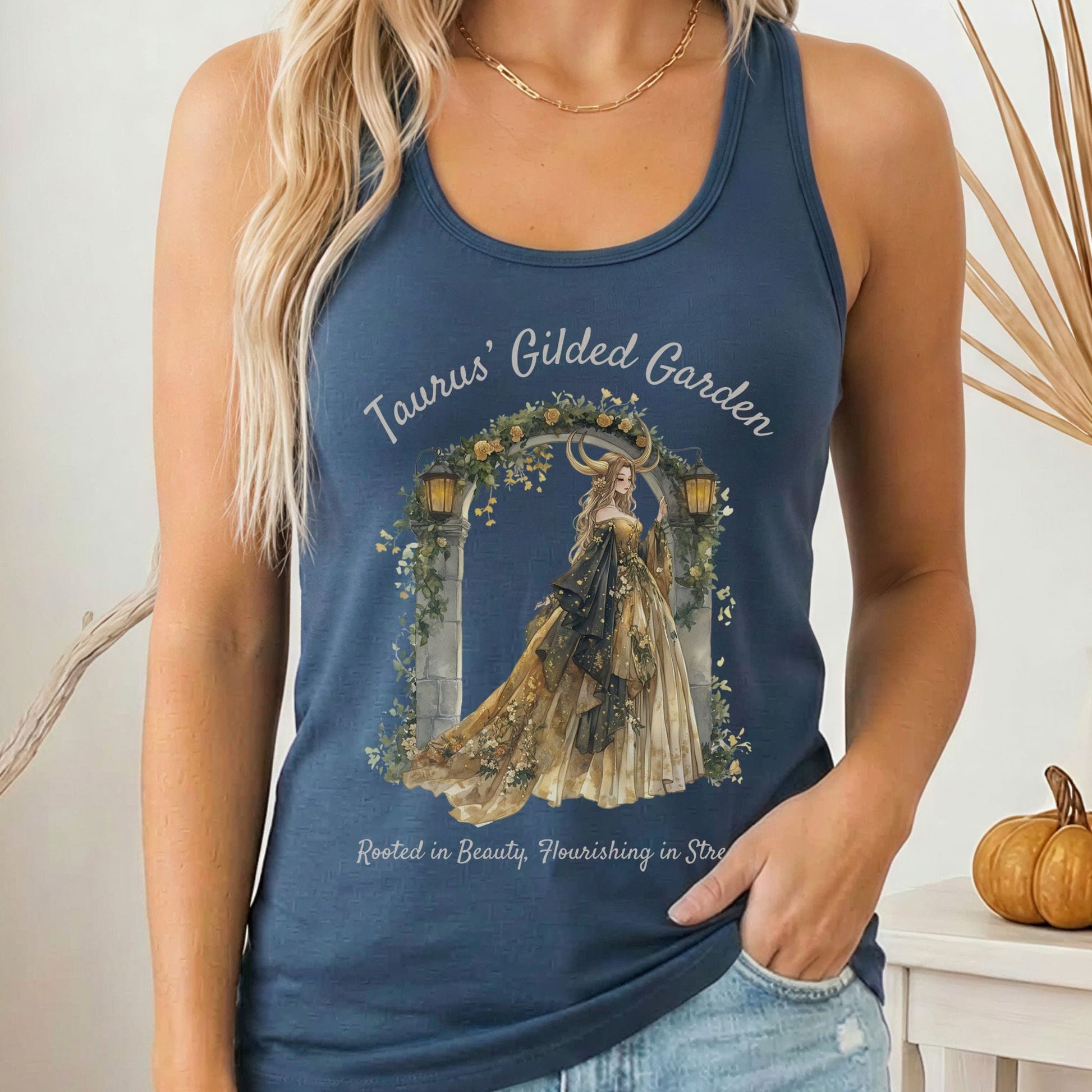 Tank Tops Solid Indigo / XS Design 152 Tank Top The Mystic Eden