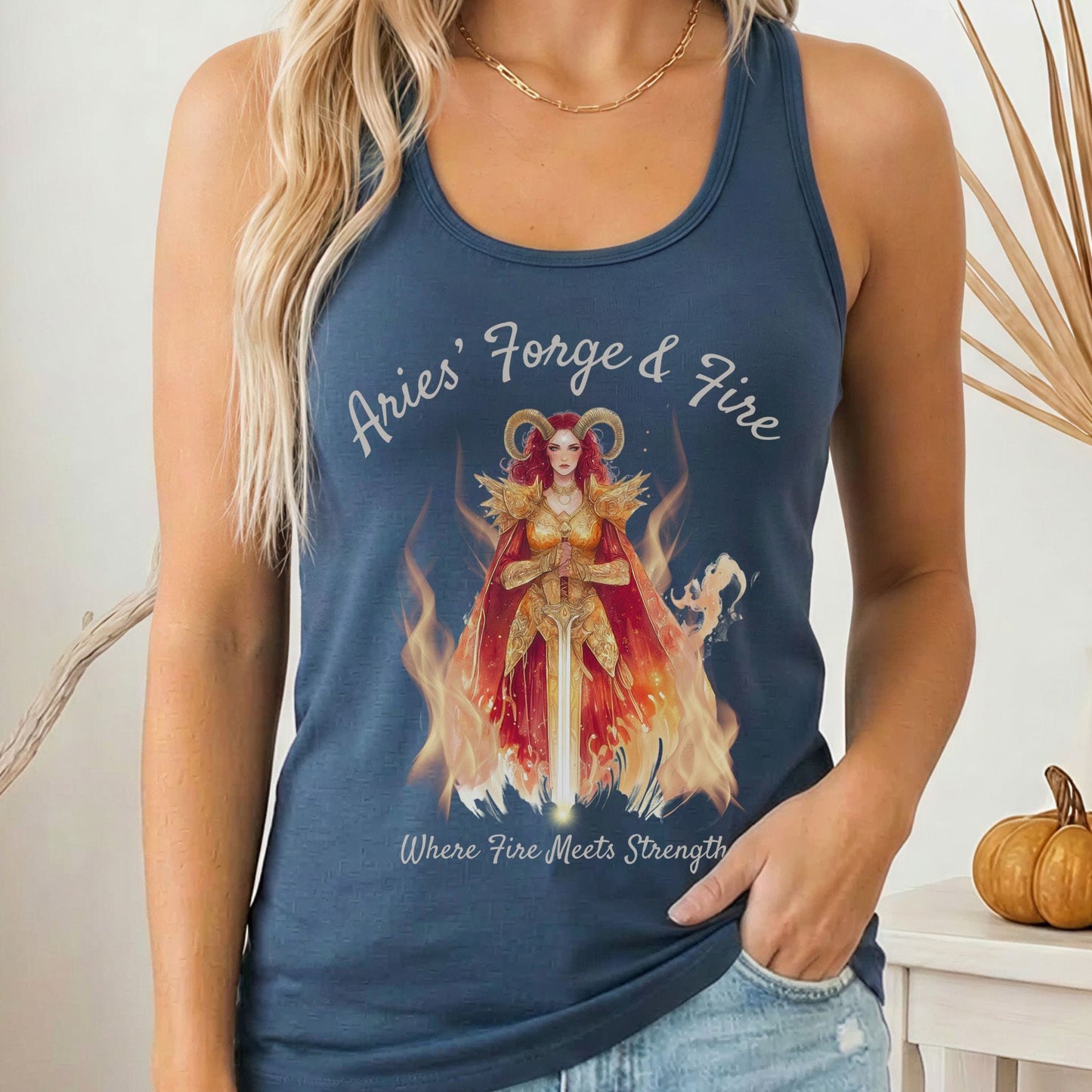 Tank Tops Solid Indigo / XS Design 155 Tank Top The Mystic Eden
