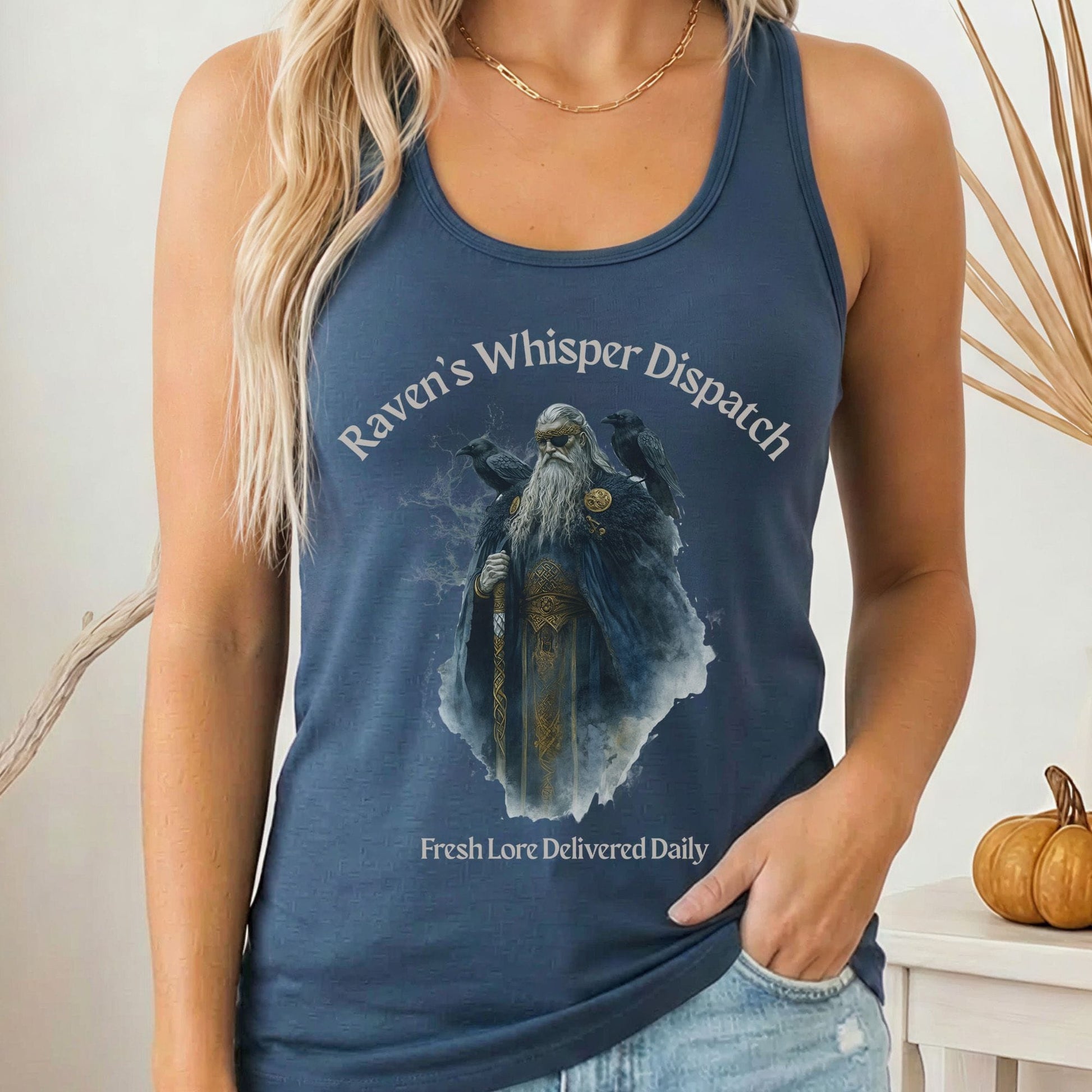 Tank Tops Solid Indigo / XS Design 162 Tank Top The Mystic Eden