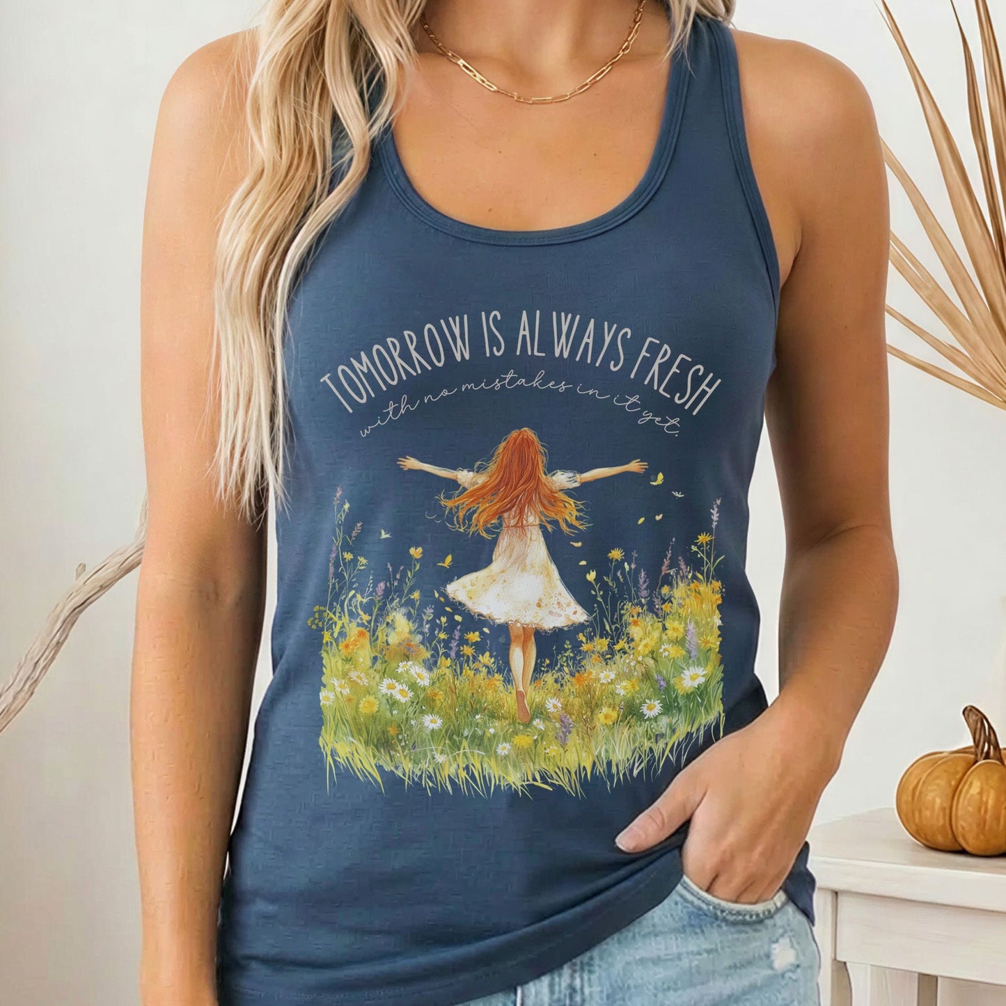 Tank Tops Solid Indigo / XS Design 172 Tank Top The Mystic Eden
