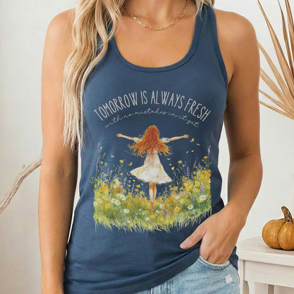 Tank Tops Solid Indigo / XS Design 172 Tank Top The Mystic Eden