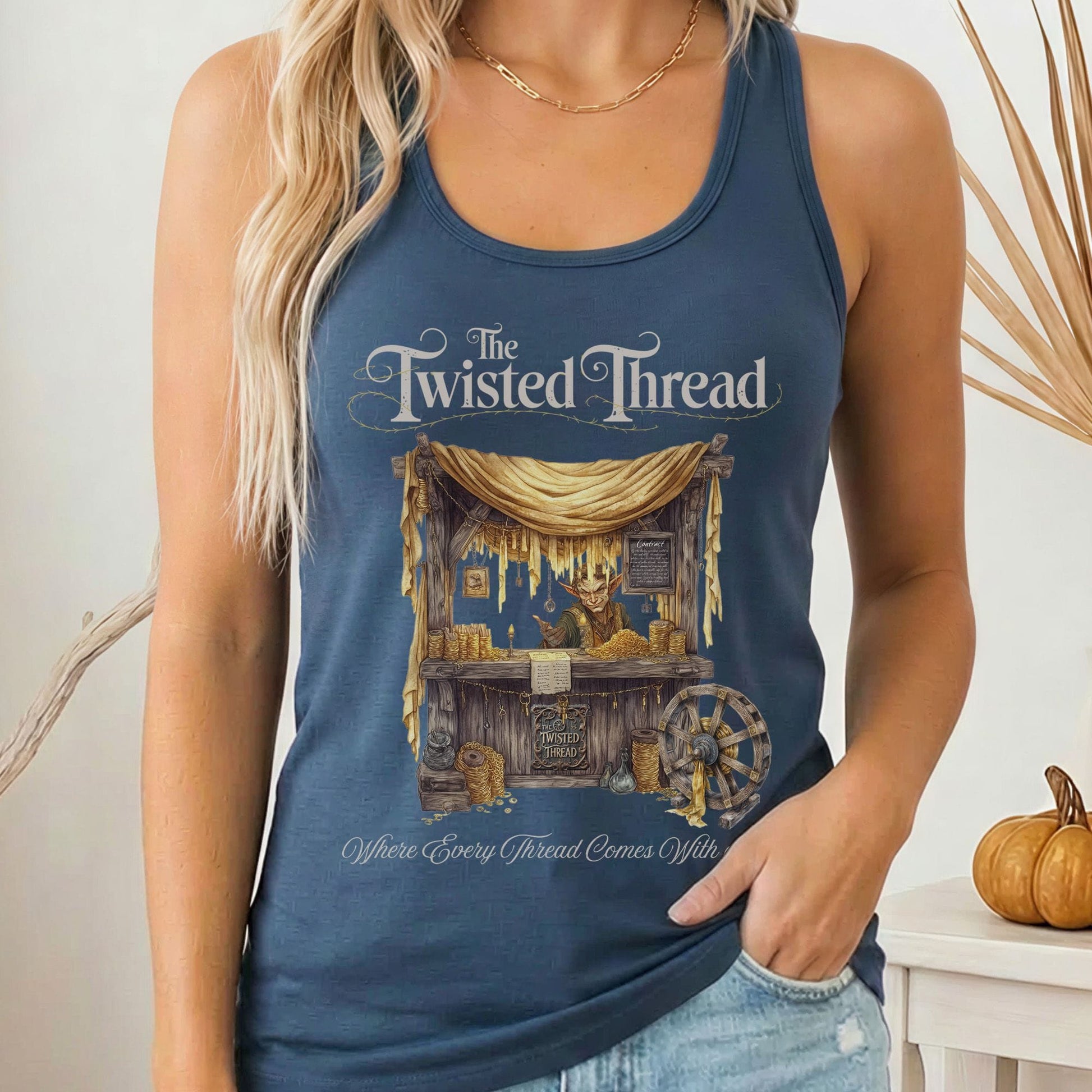 Tank Tops Solid Indigo / XS Design 182 Tank Top The Mystic Eden