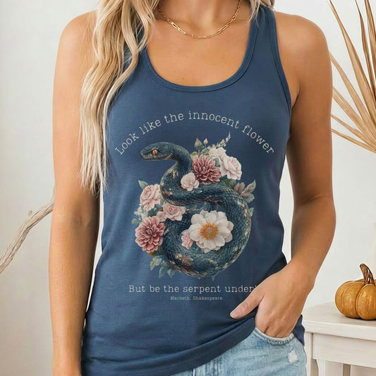 Tank Tops Solid Indigo / XS Design 186 Tank Top The Mystic Eden