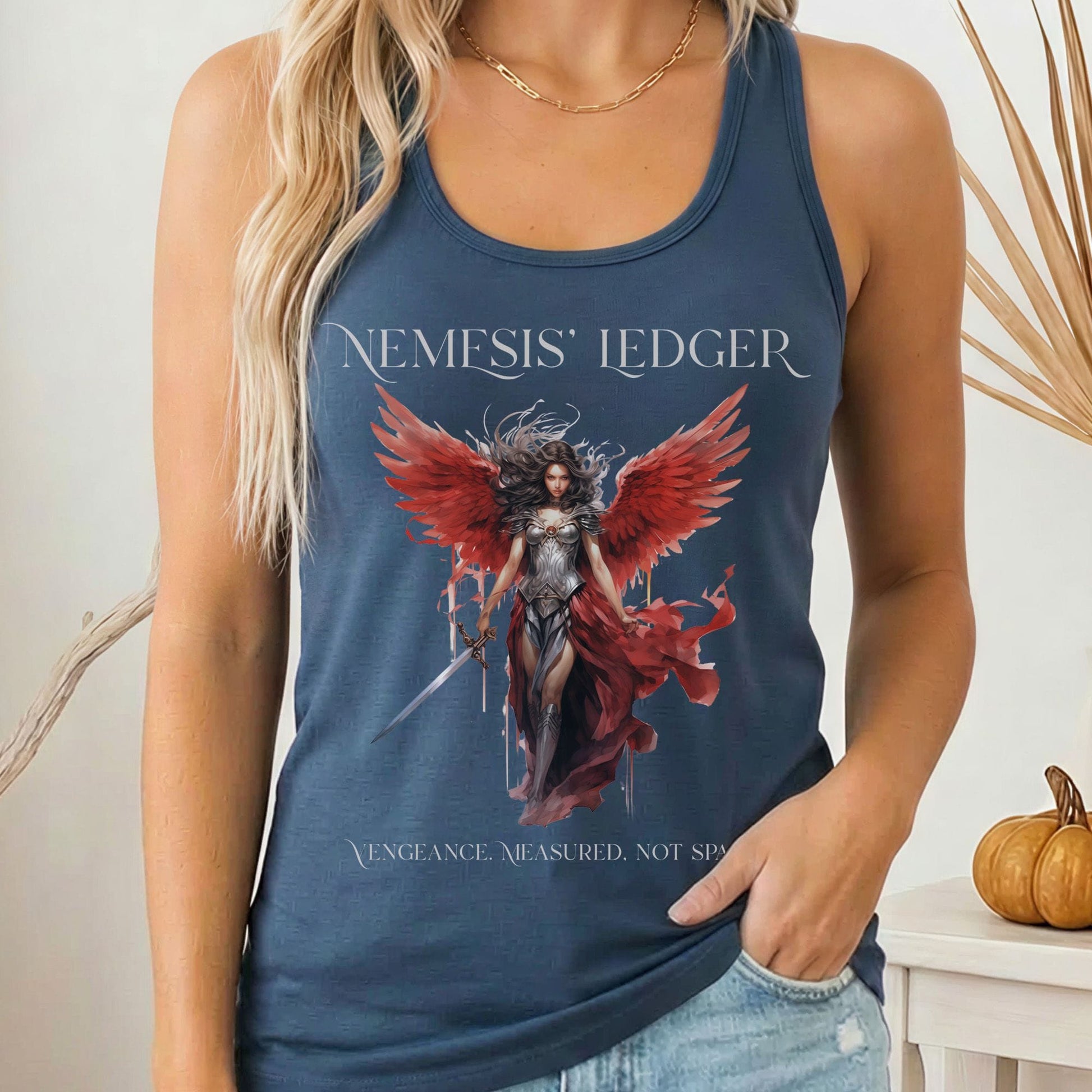 Tank Tops Solid Indigo / XS Design 218 Tank Top The Mystic Eden