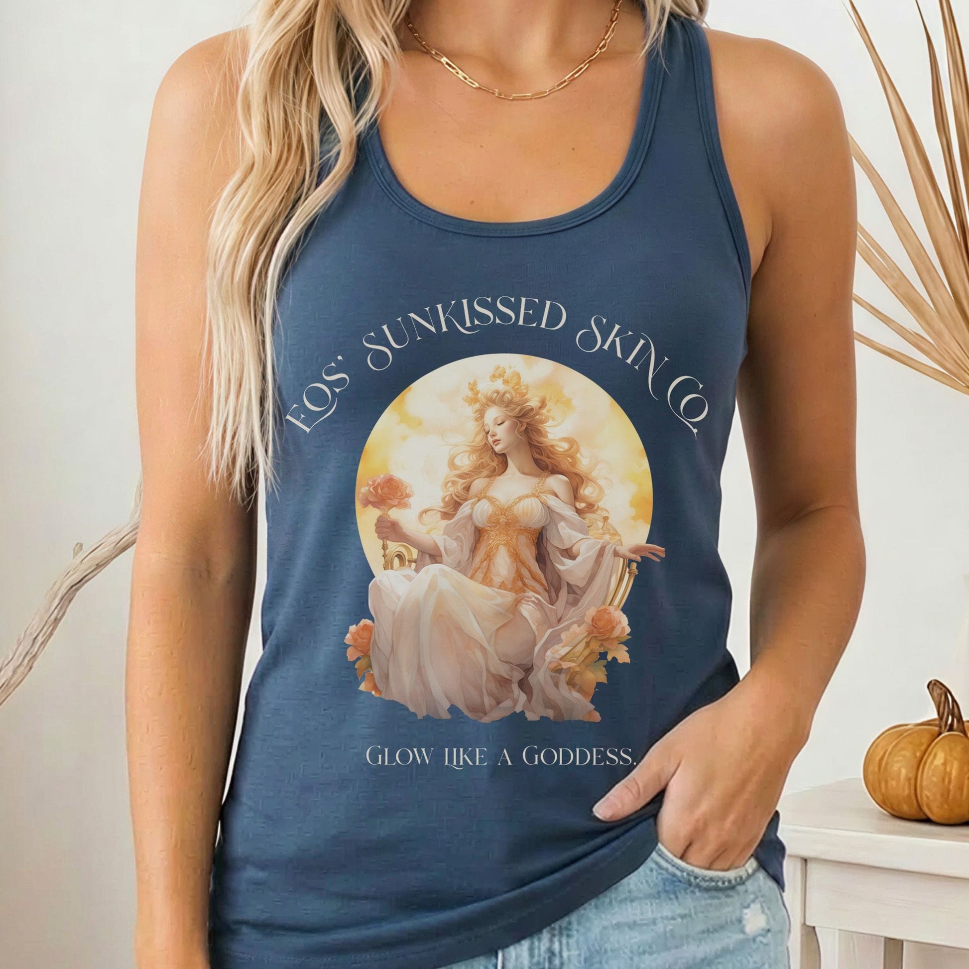 Tank Tops Solid Indigo / XS Design 219 Tank Top The Mystic Eden