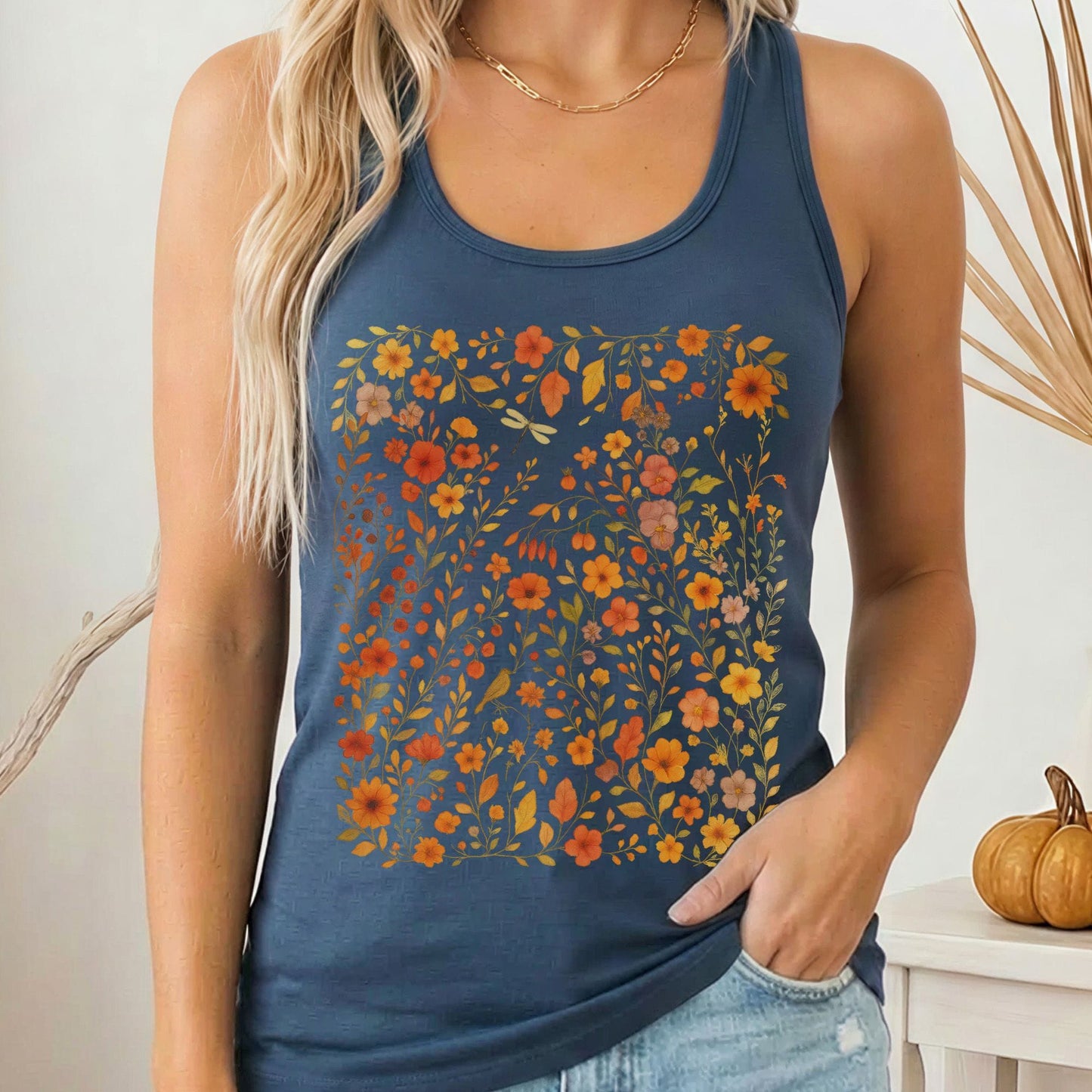 Tank Tops Solid Indigo / XS Design 225 Tank Top The Mystic Eden