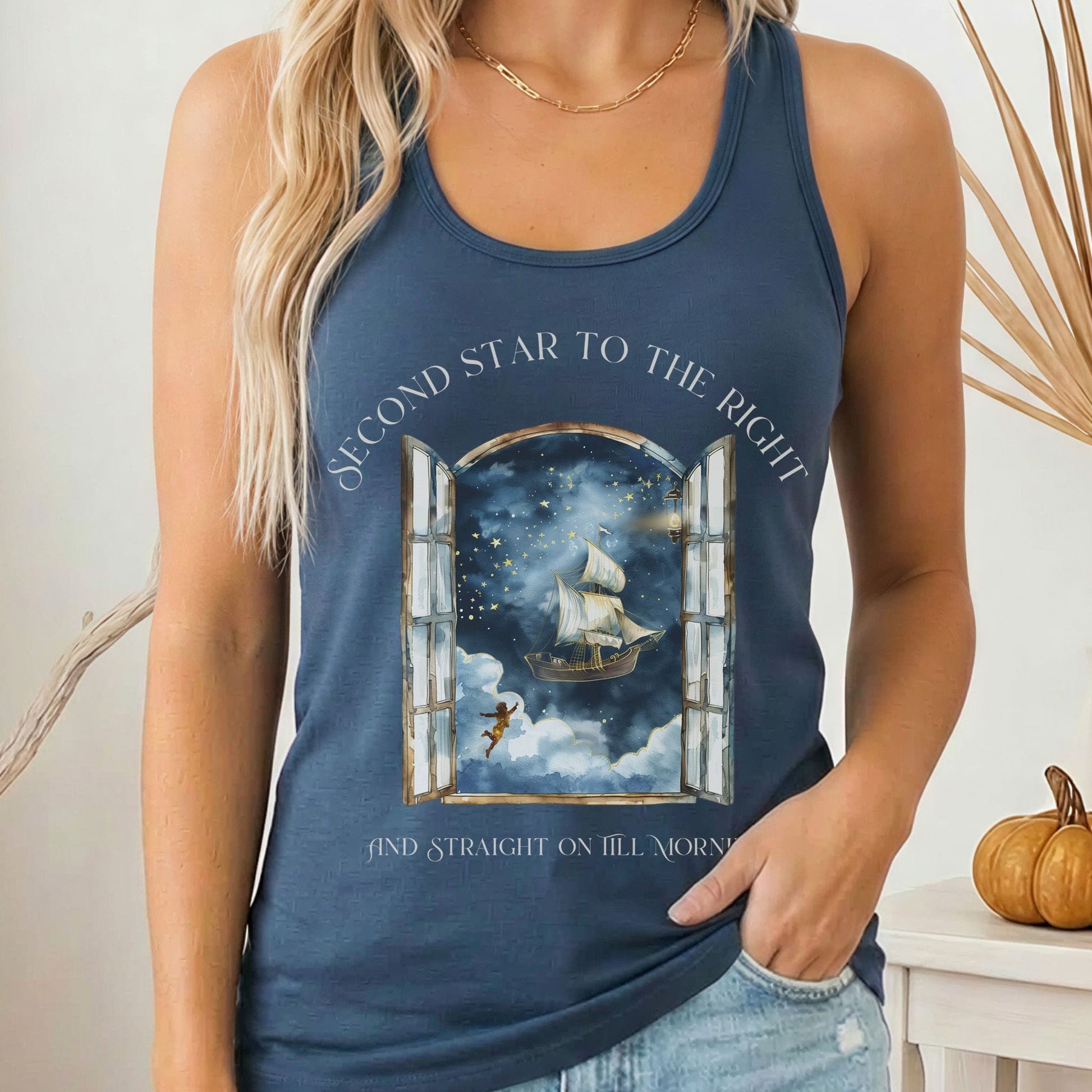 Tank Tops Solid Indigo / XS Design 284 Tank Top The Mystic Eden