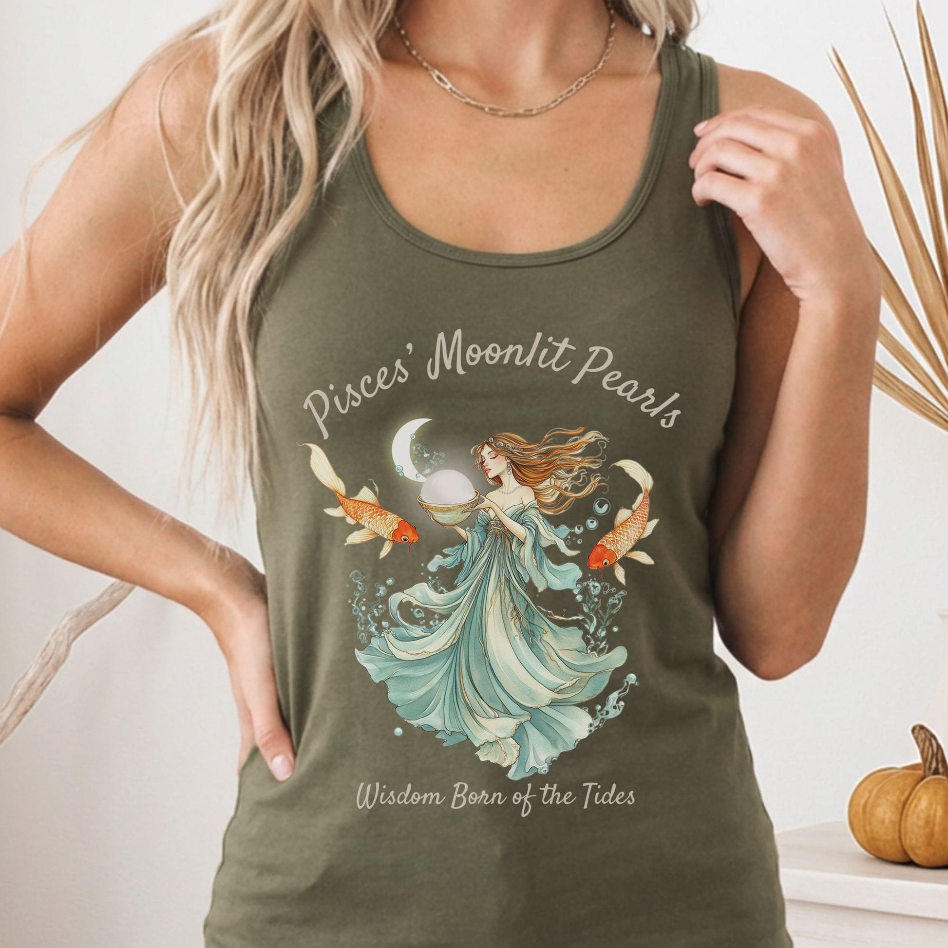 Tank Tops Solid Military Green / XS Design 150 Tank Top The Mystic Eden