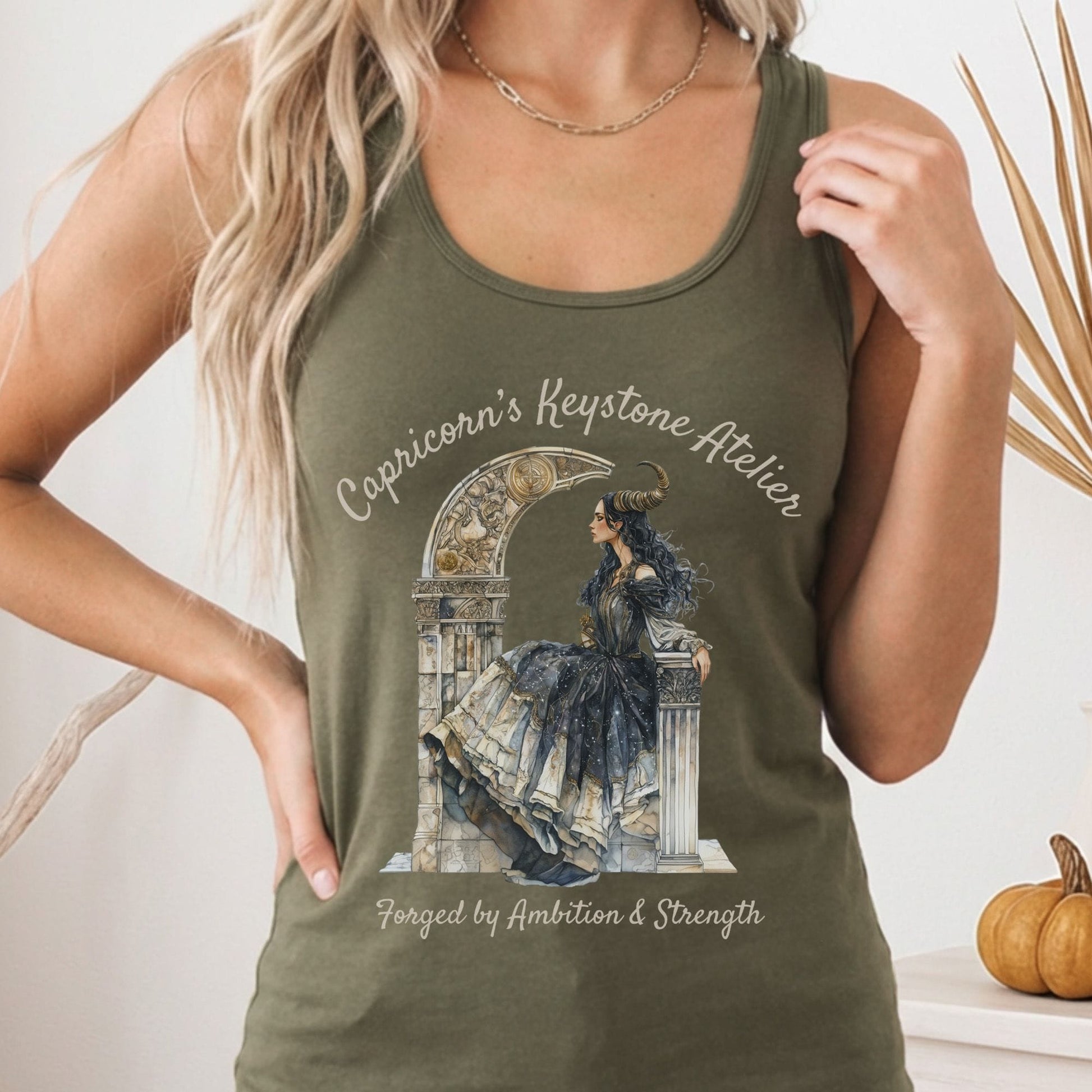 Tank Tops Solid Military Green / XS Design 151 Tank Top The Mystic Eden